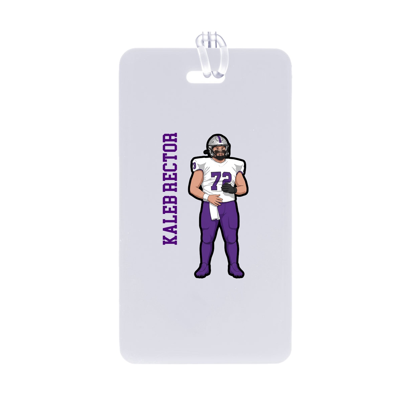 Bag Tag — Name Vertical in Classic