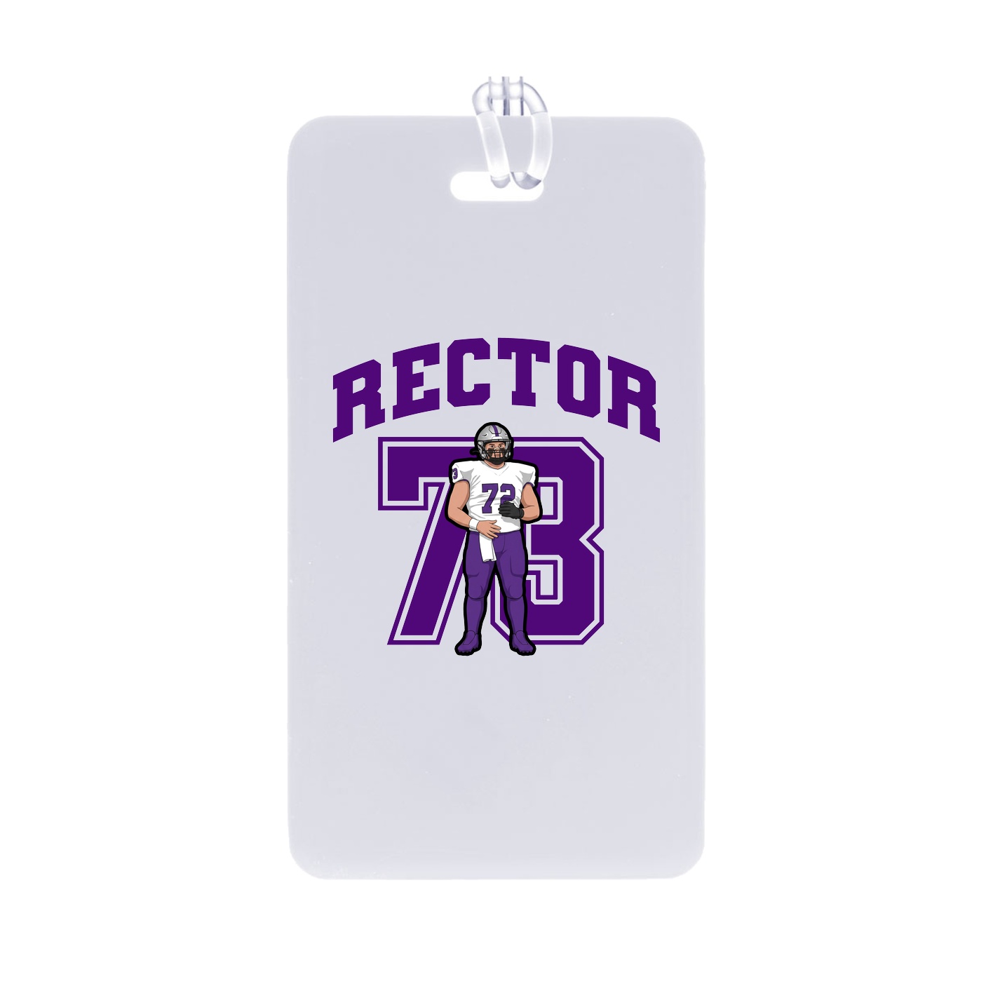 Bag Tag — Number in Classic