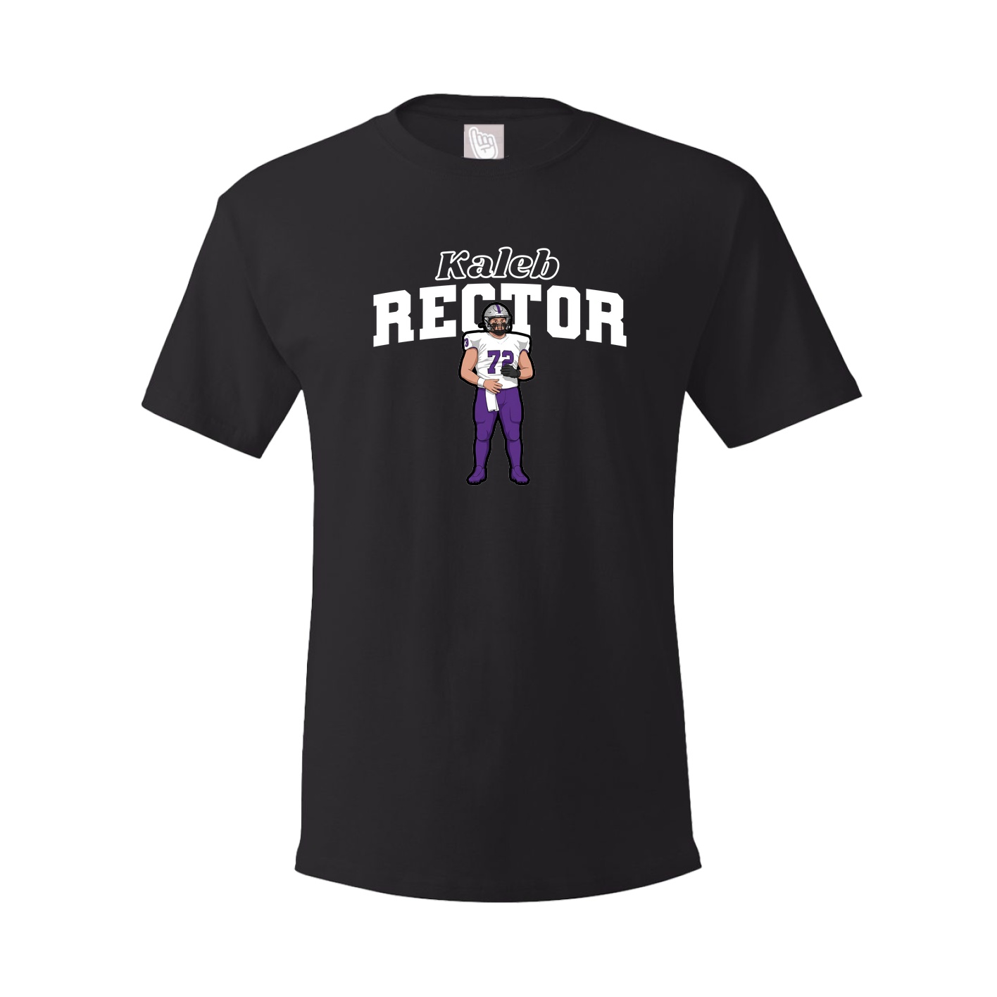 Youth Tee — Name Arch in Black