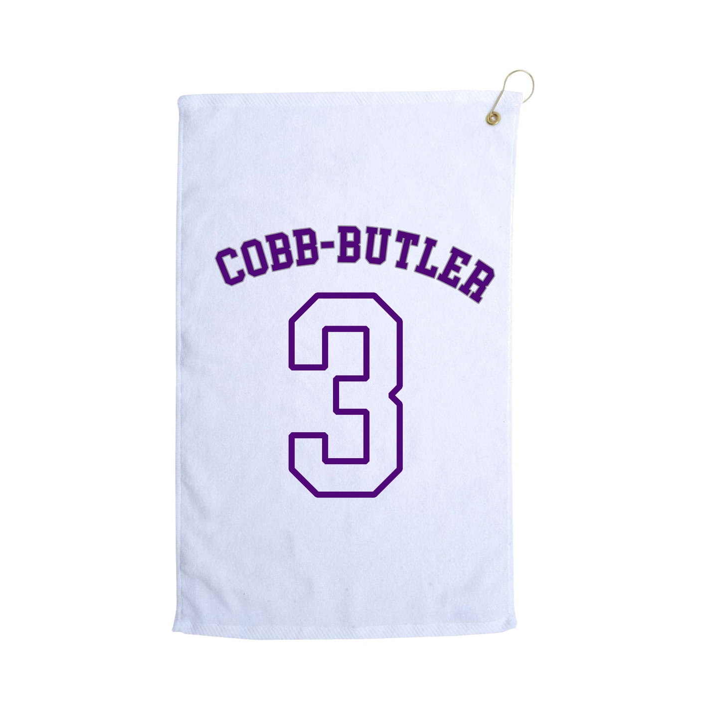 Golf Towel — Shirsey Arch in White