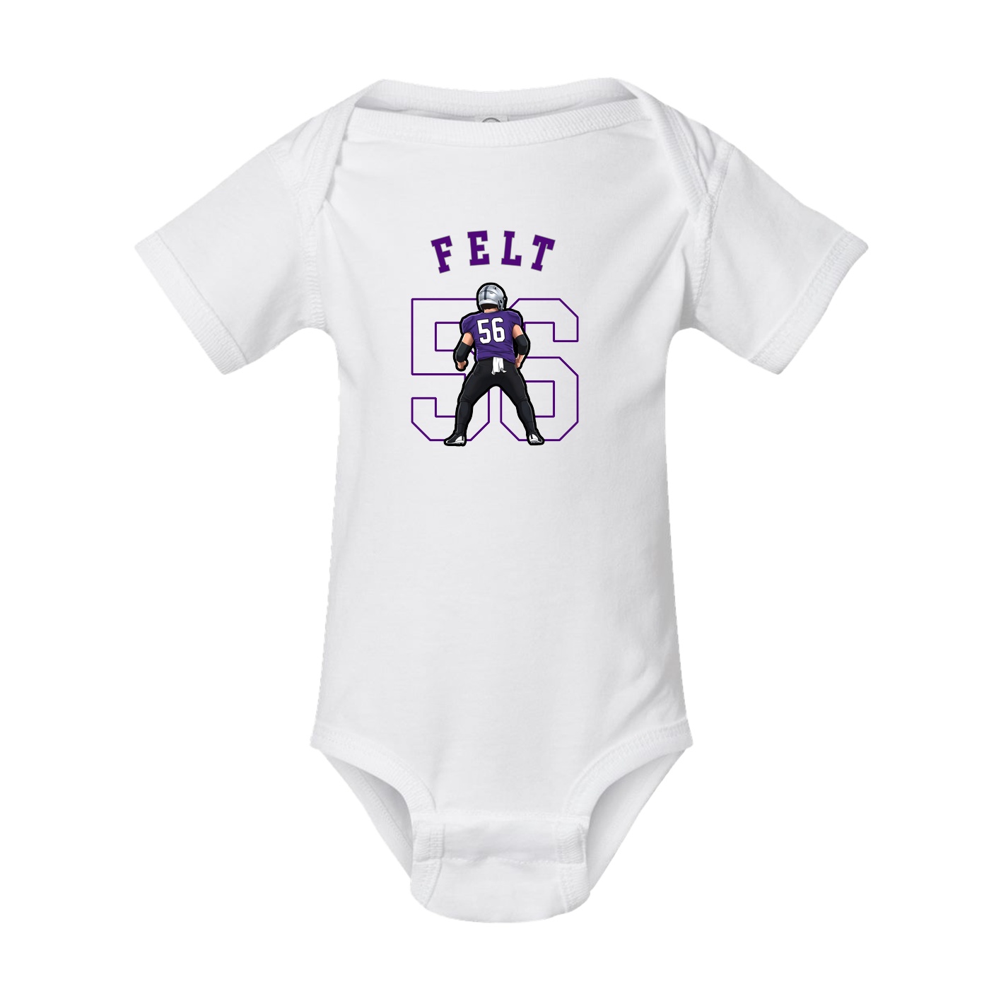 Baby Onesie — Shirsey Arch in White