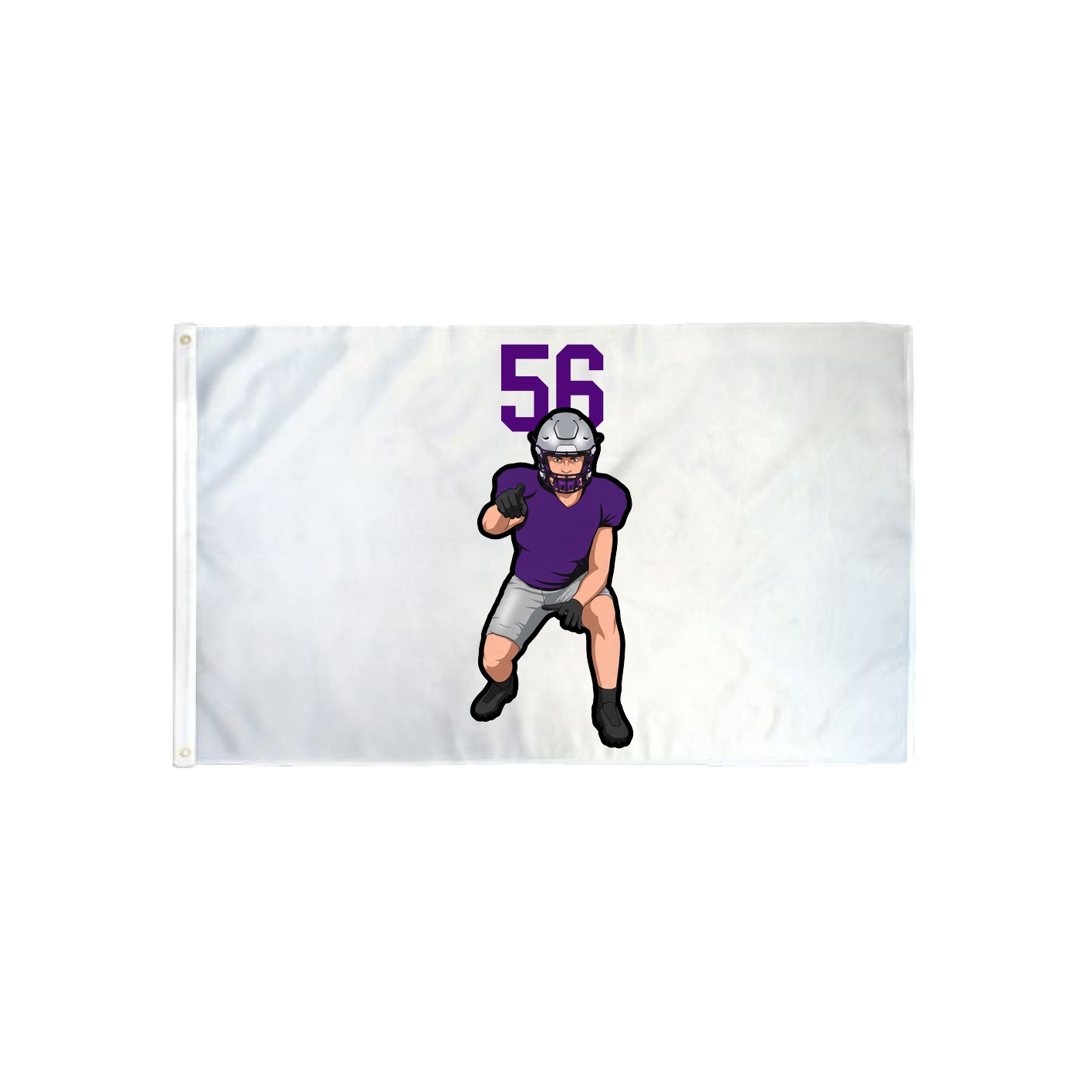 3x5 Flag — Number Top in Classic