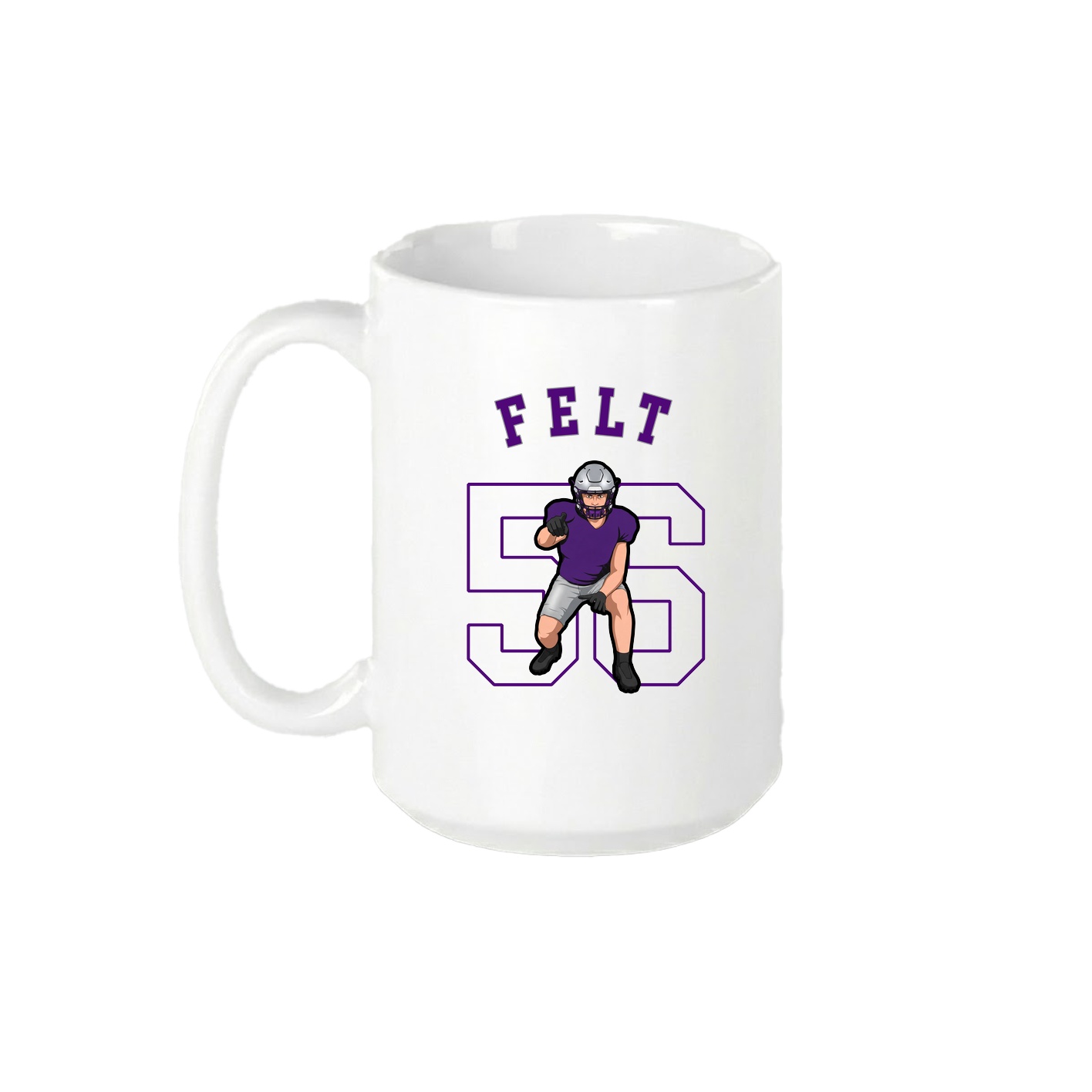 15oz Coffee Mug — Shirsey Arch in White