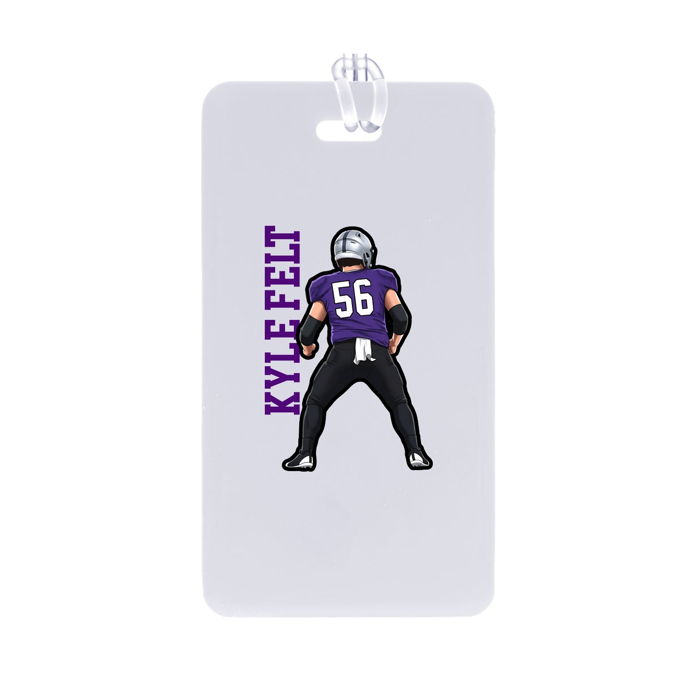 Bag Tag — Name Vertical in Classic