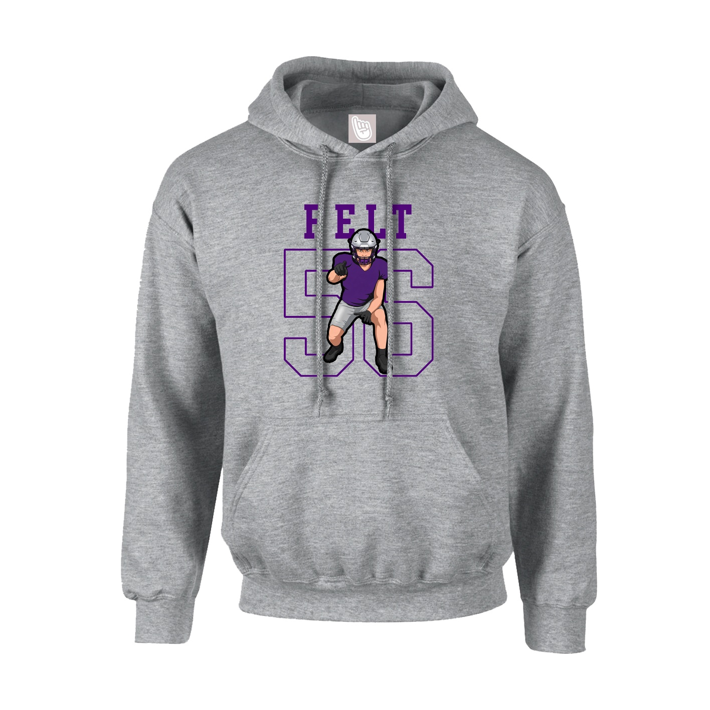 Hoodie — Shirsey in Grey