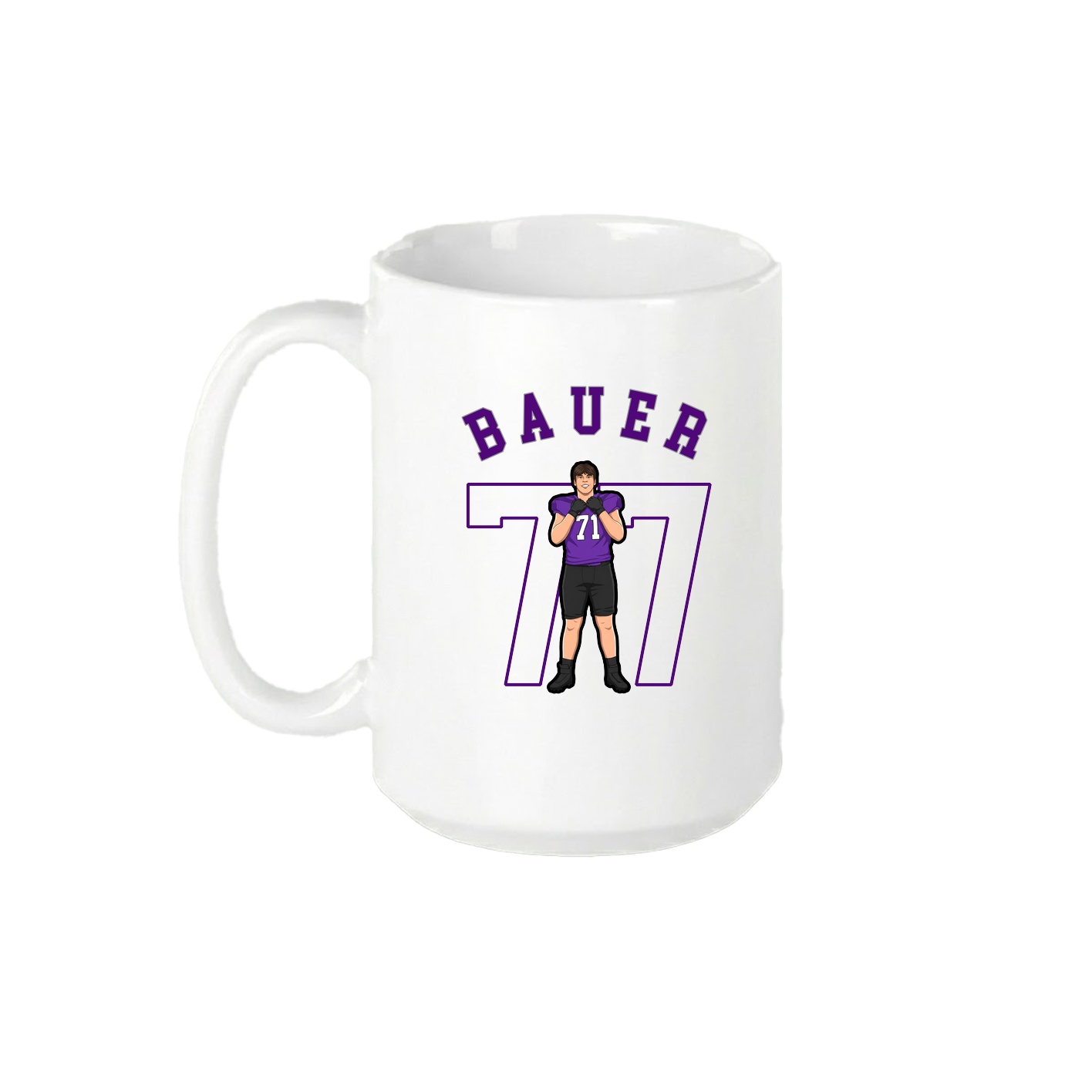 15oz Coffee Mug — Shirsey Arch in White