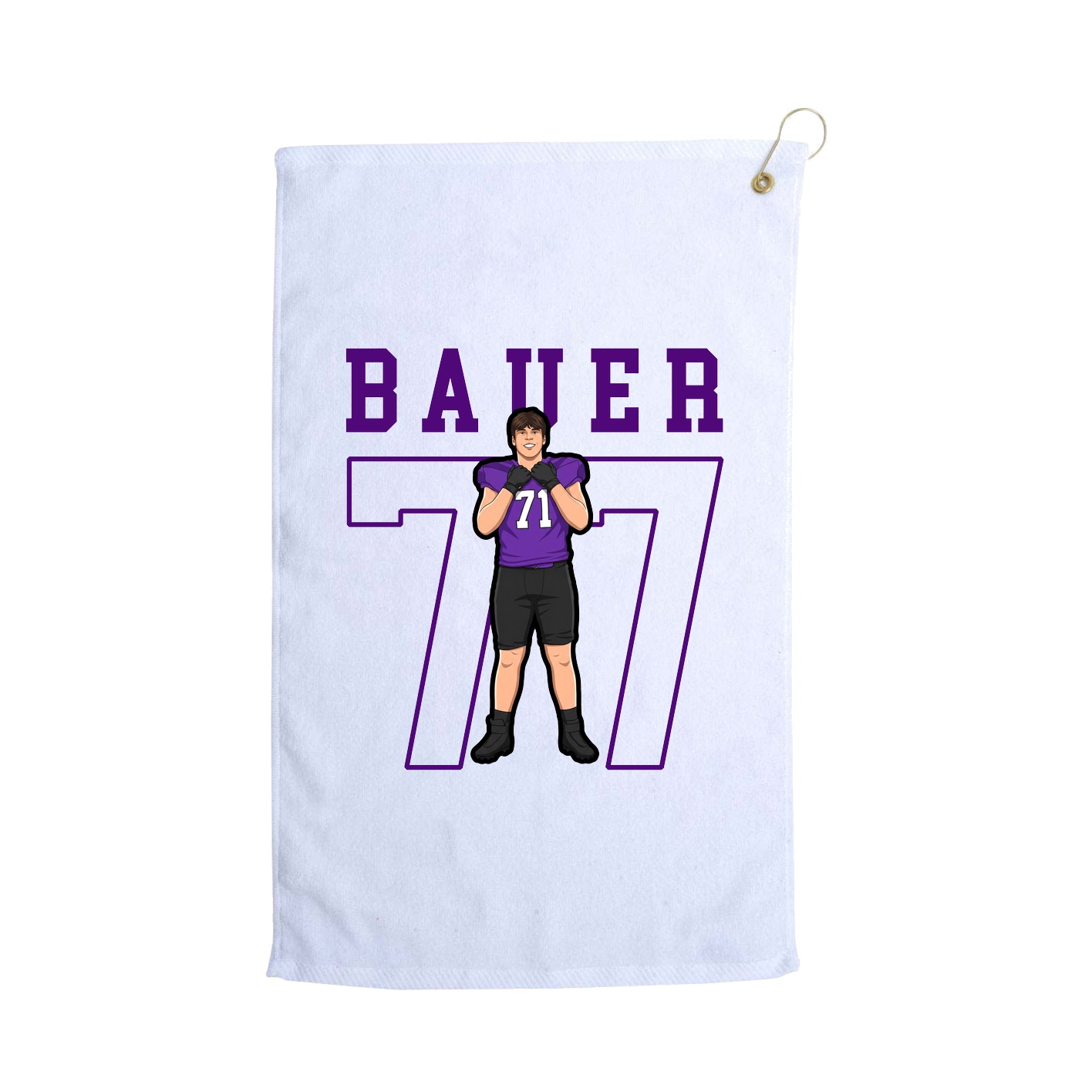 Golf Towel — Shirsey in White