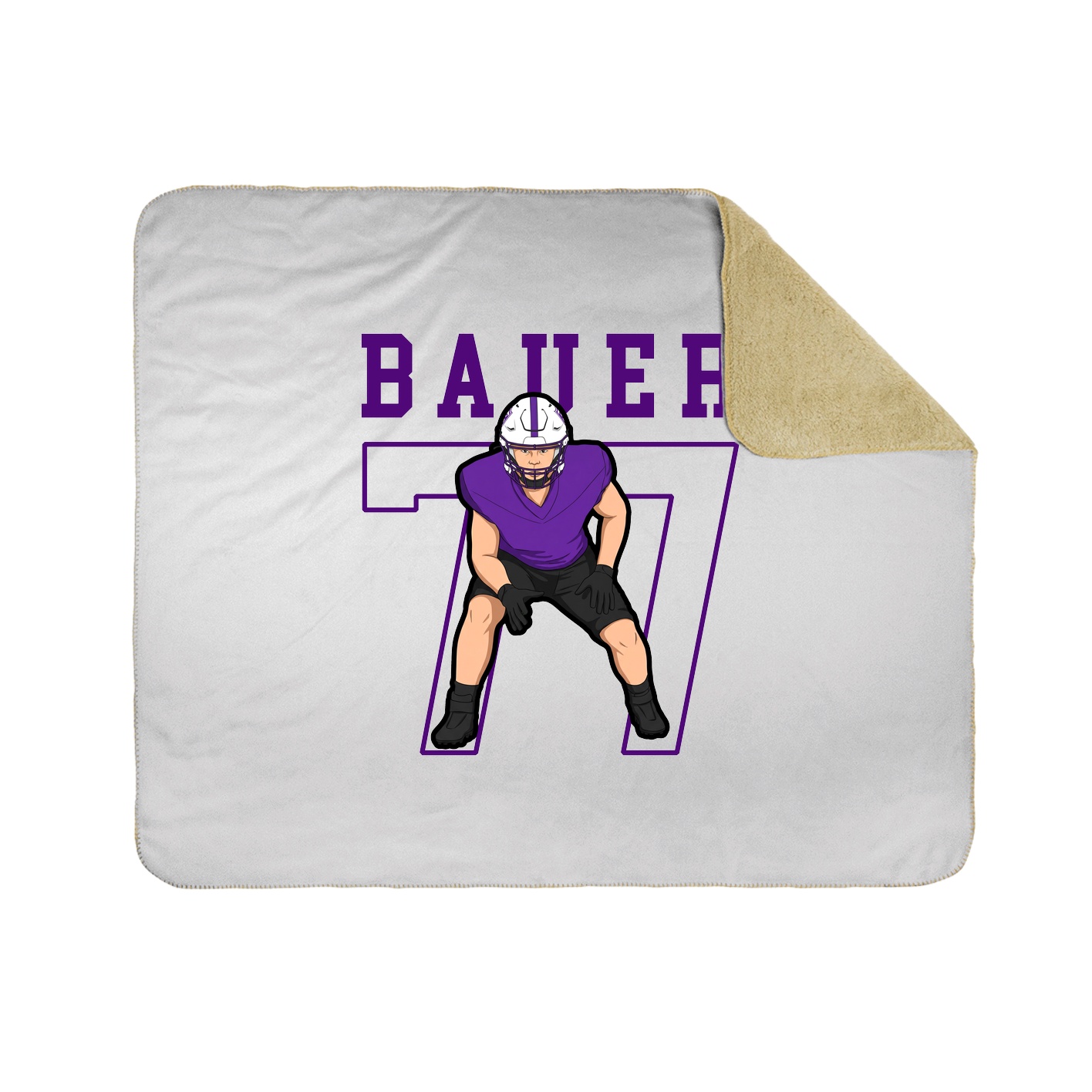 Throw Blanket — Shirsey in White