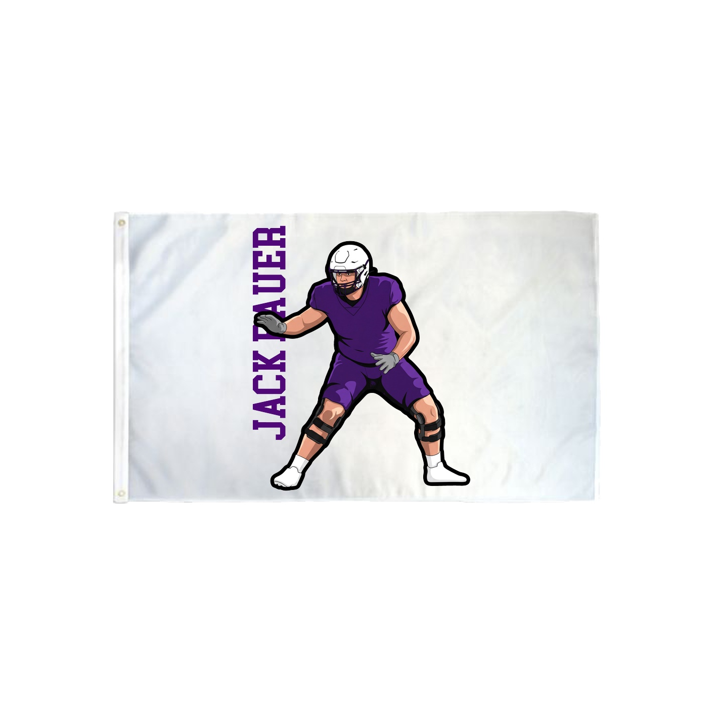 3x5 Flag — Name Vertical in Classic