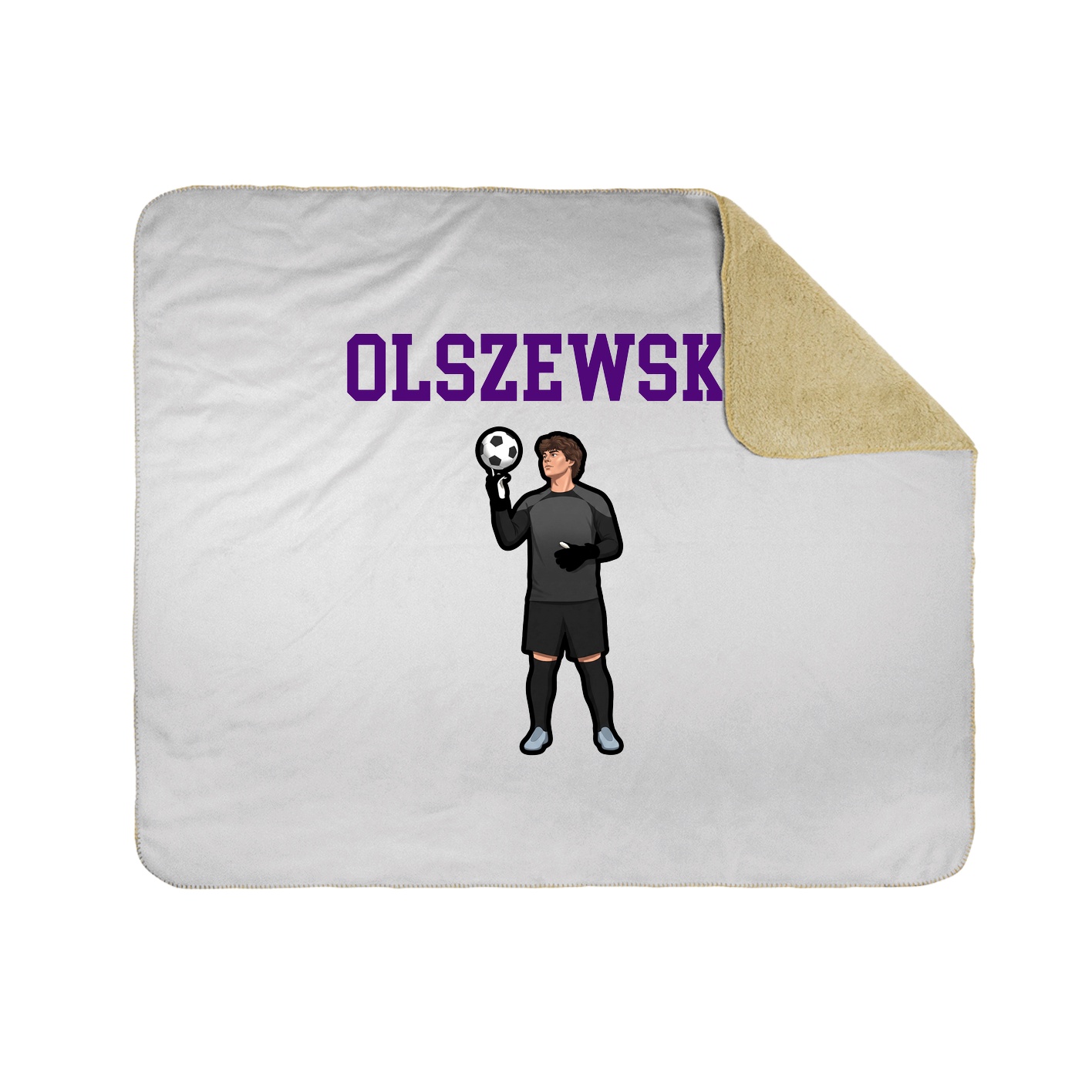 Throw Blanket — Shirsey in White