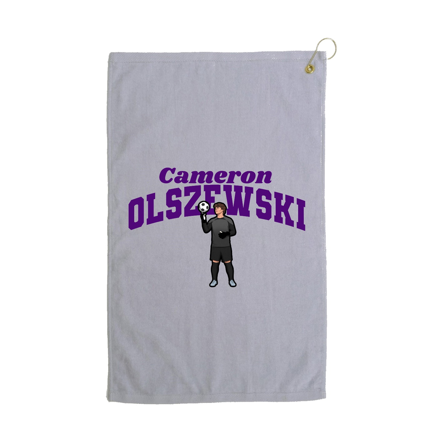 Golf Towel — Signature Arch in Grey