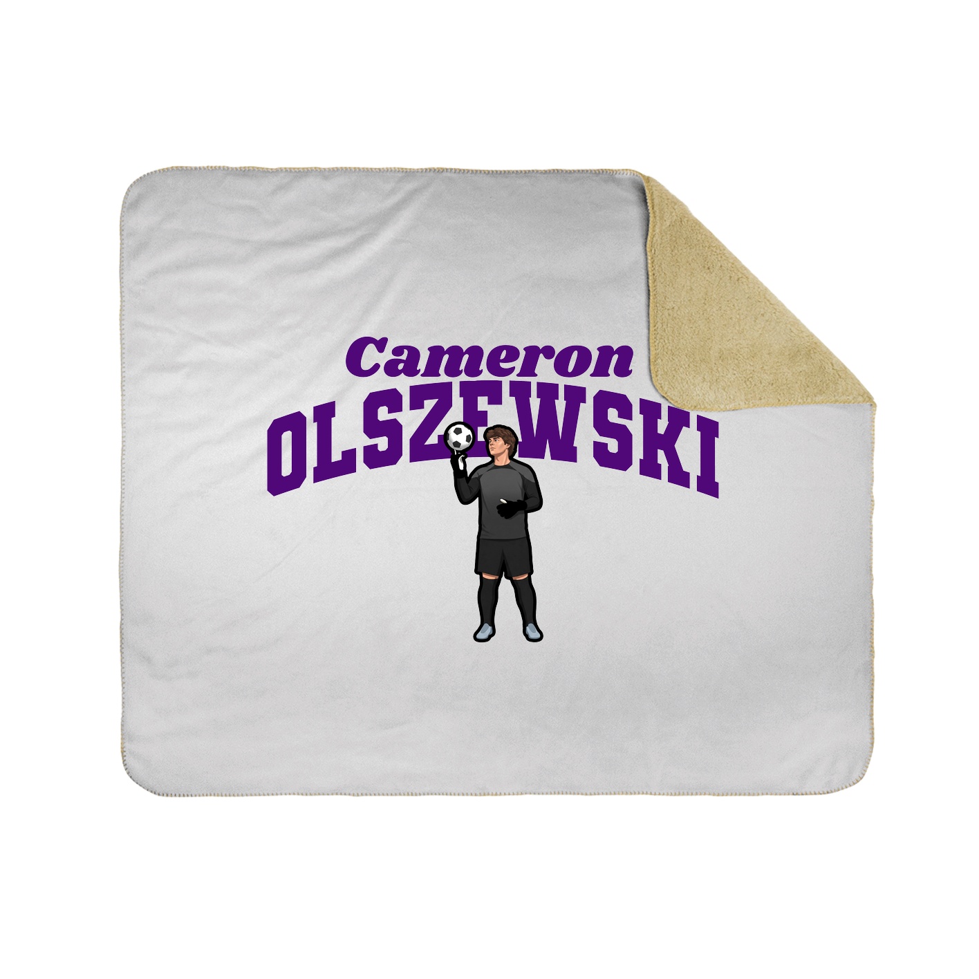 Throw Blanket — Signature Arch in White