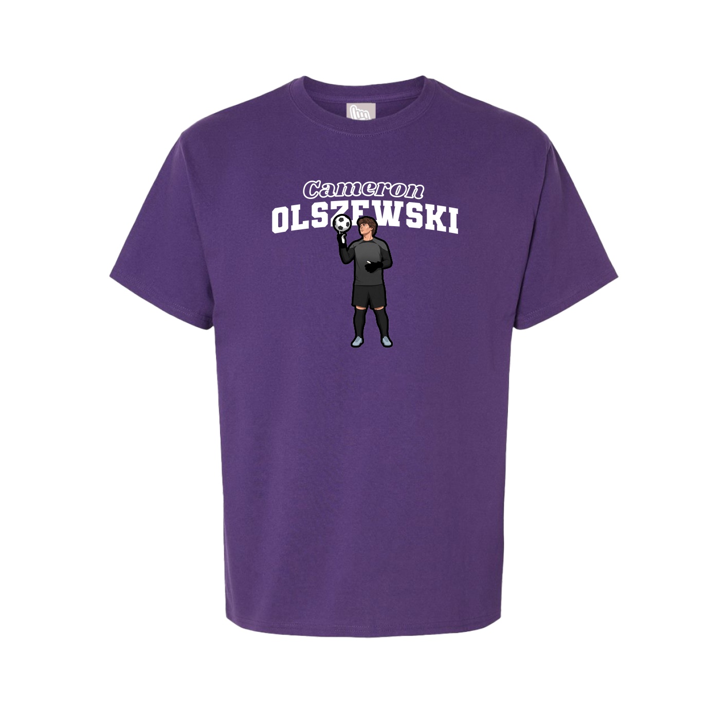 Tee — Name Arch in Purple