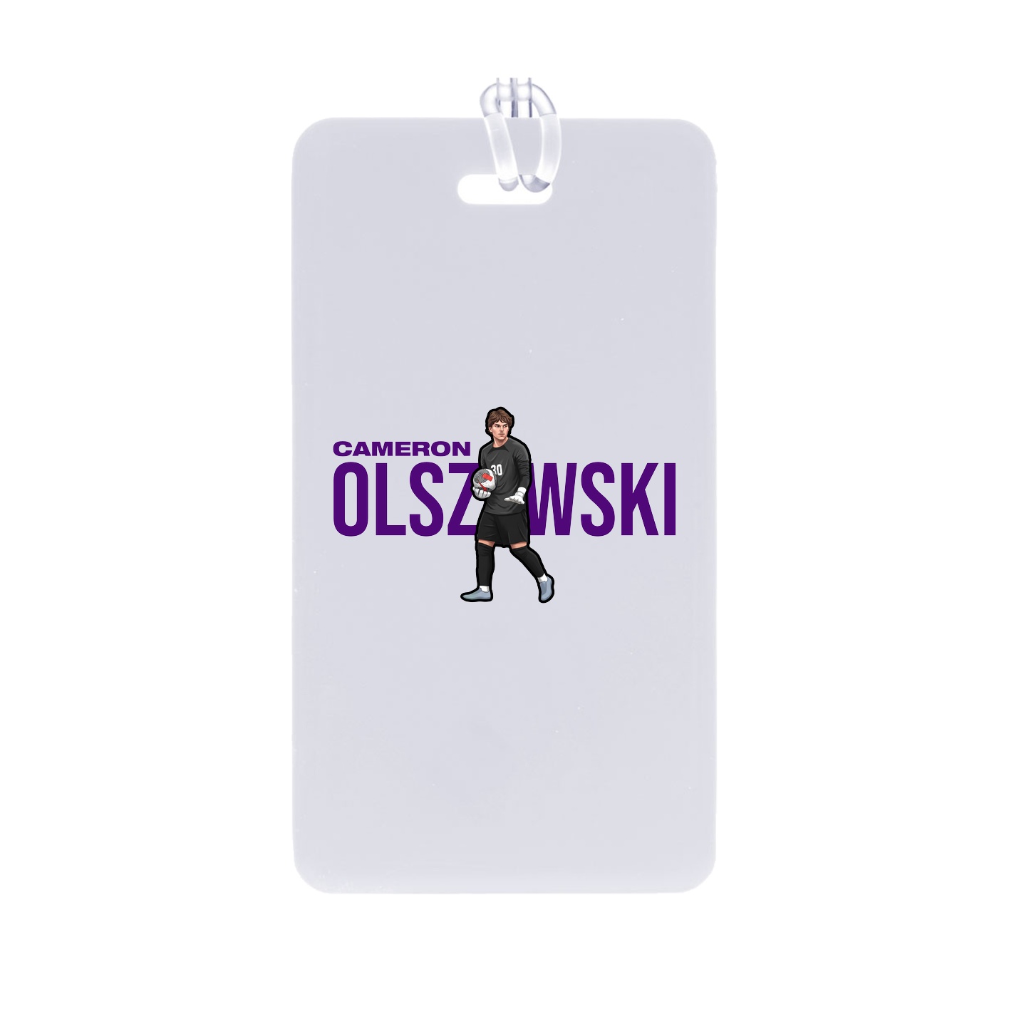 Bag Tag — Player Name in Classic