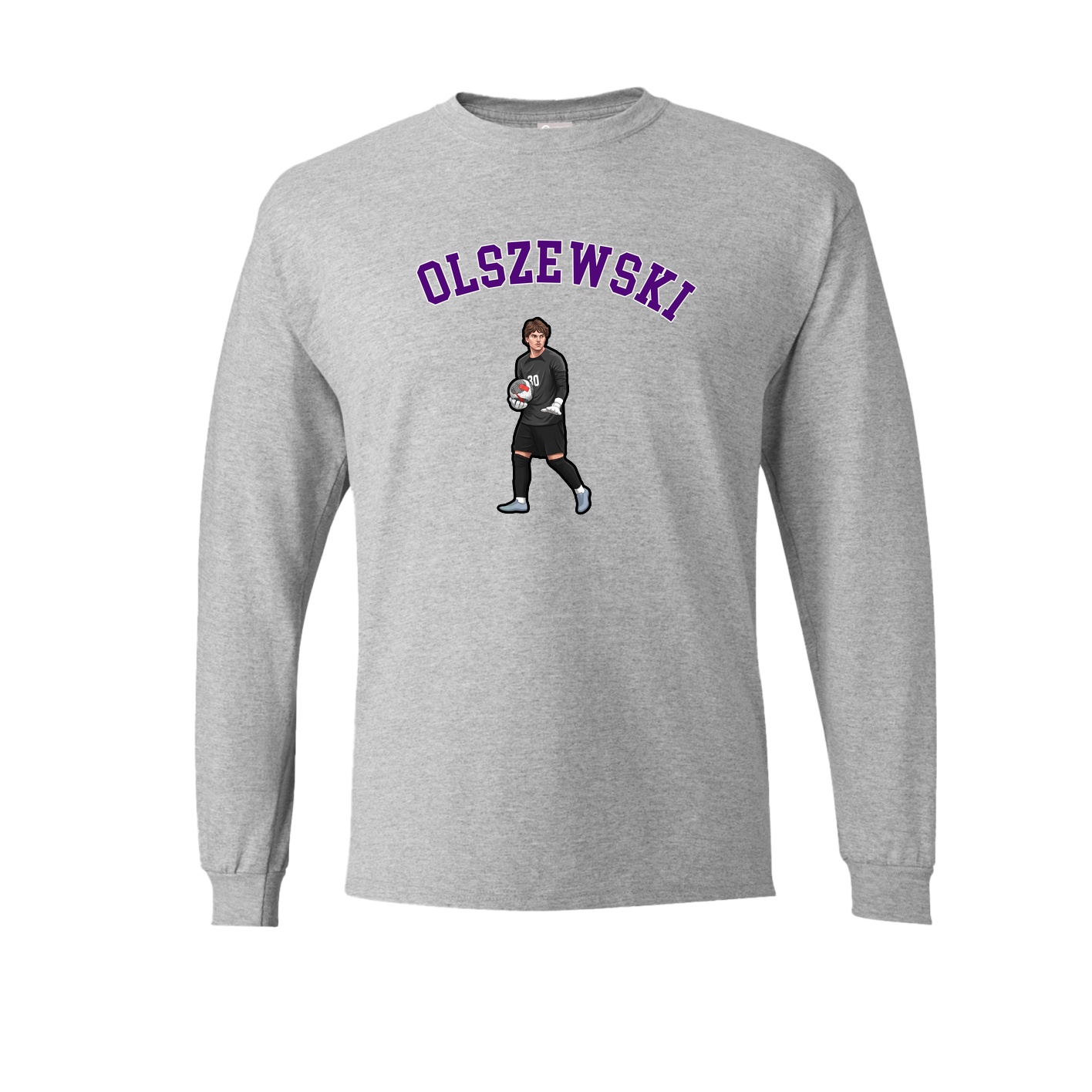 Long Sleeve Tee — Shirsey Arch in Grey