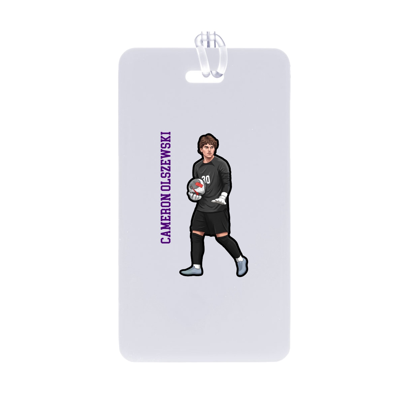 Bag Tag — Name Vertical in Classic