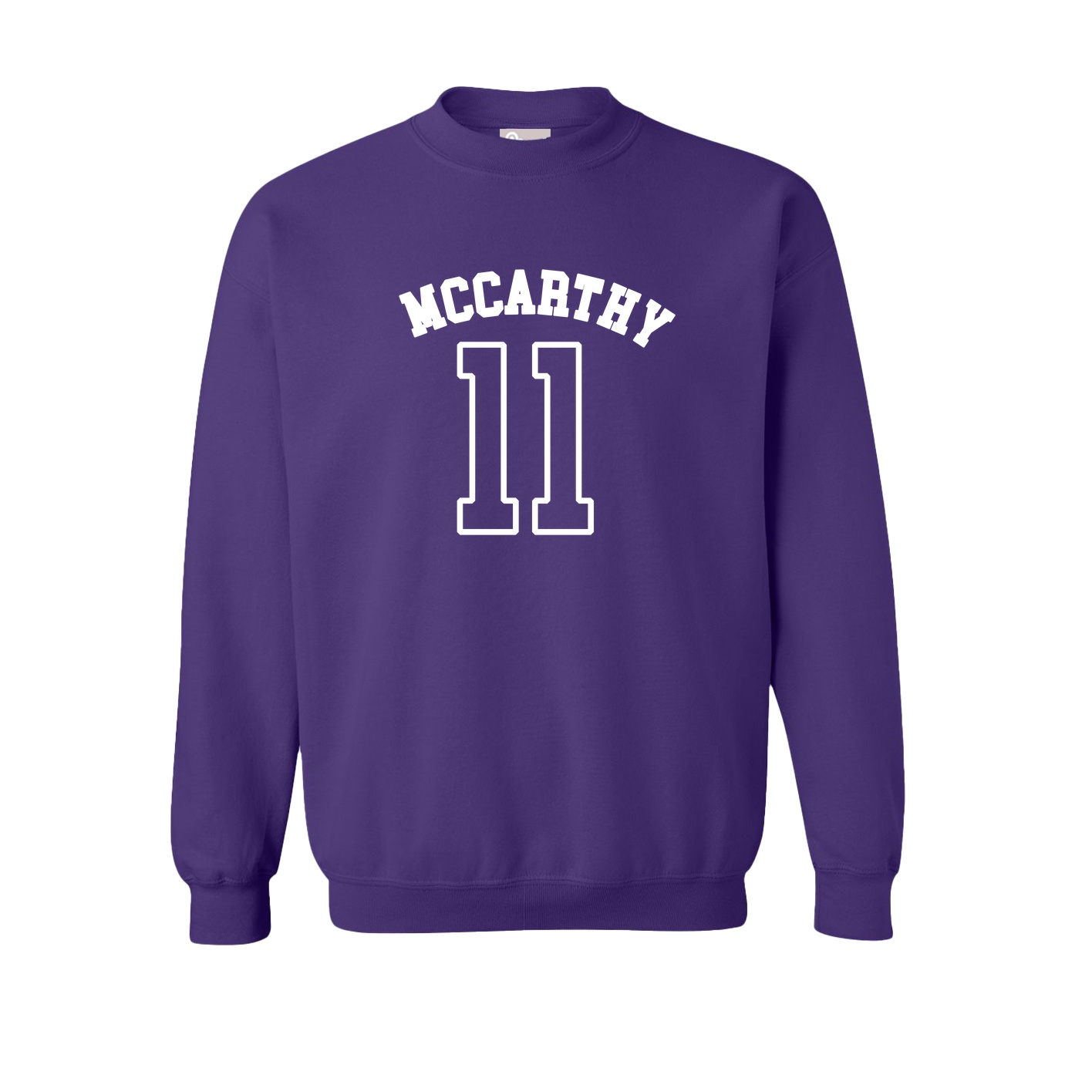 Fleece Crew — Shirsey Arch in Purple