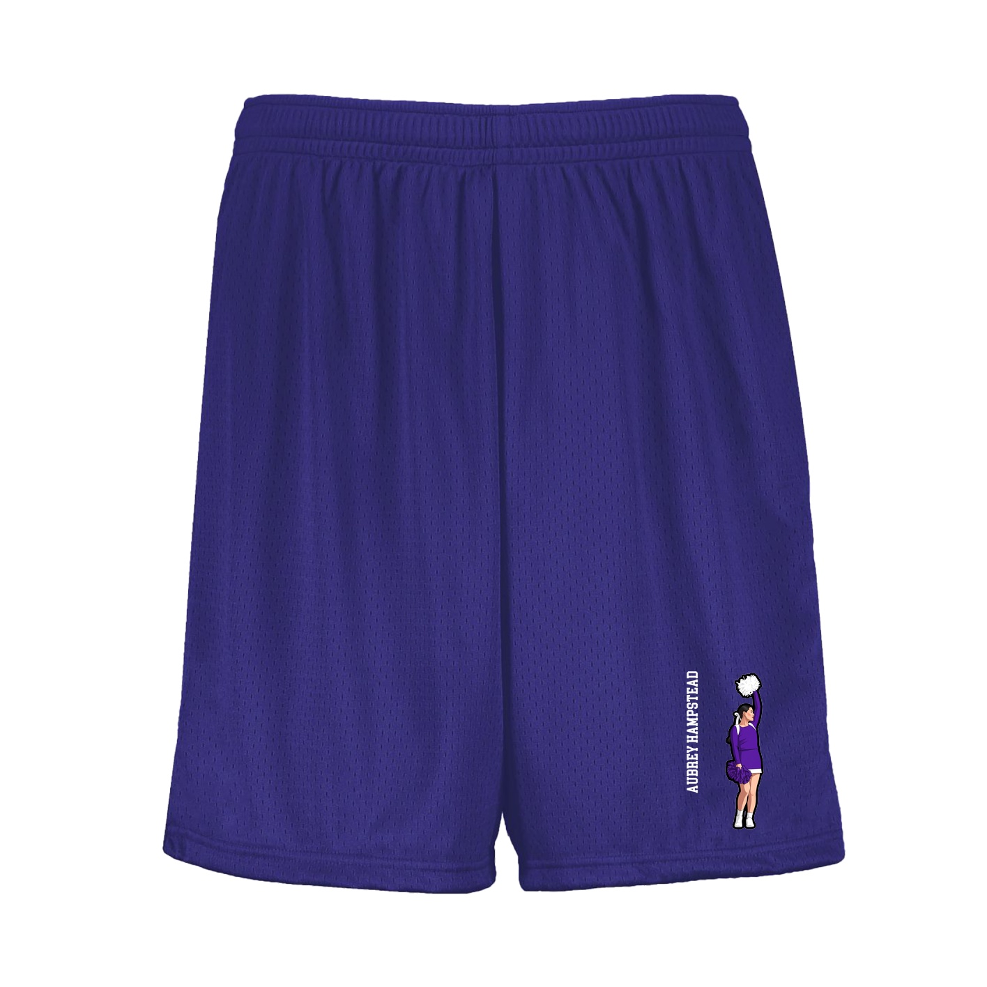 Shorts — Name Vertical in Purple