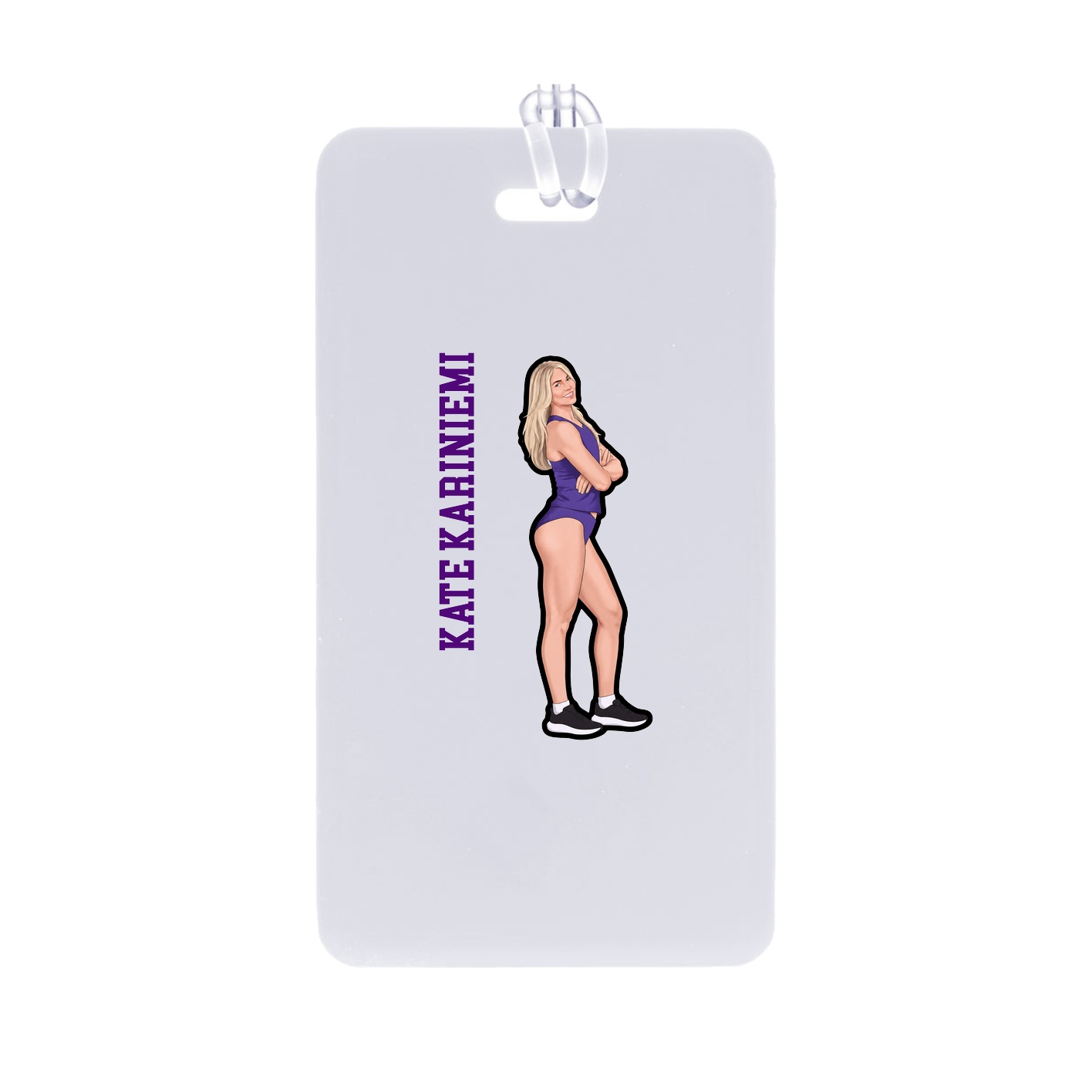 Bag Tag — Name Vertical in Classic