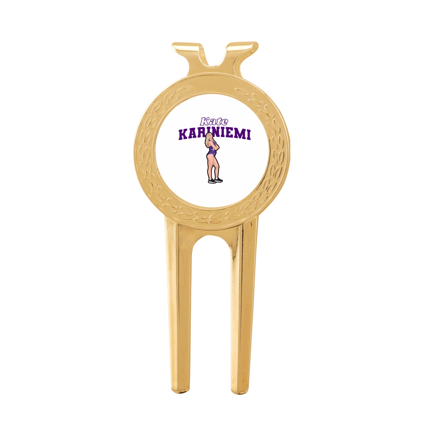 Divot Tool with Ball Marker — Name Arch in Classic