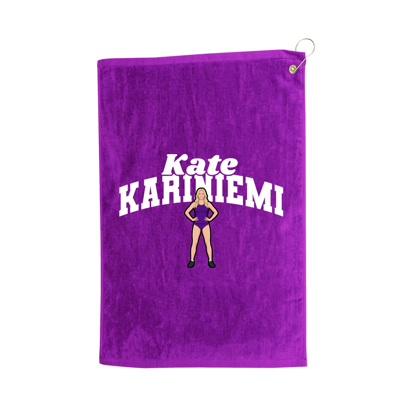 Golf Towel — Signature Arch in Purple