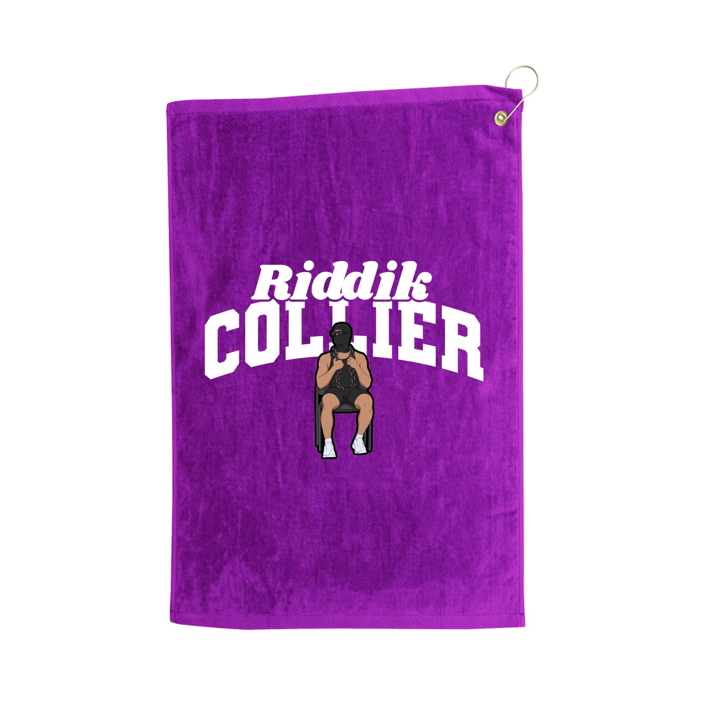Golf Towel — Signature Arch in Purple