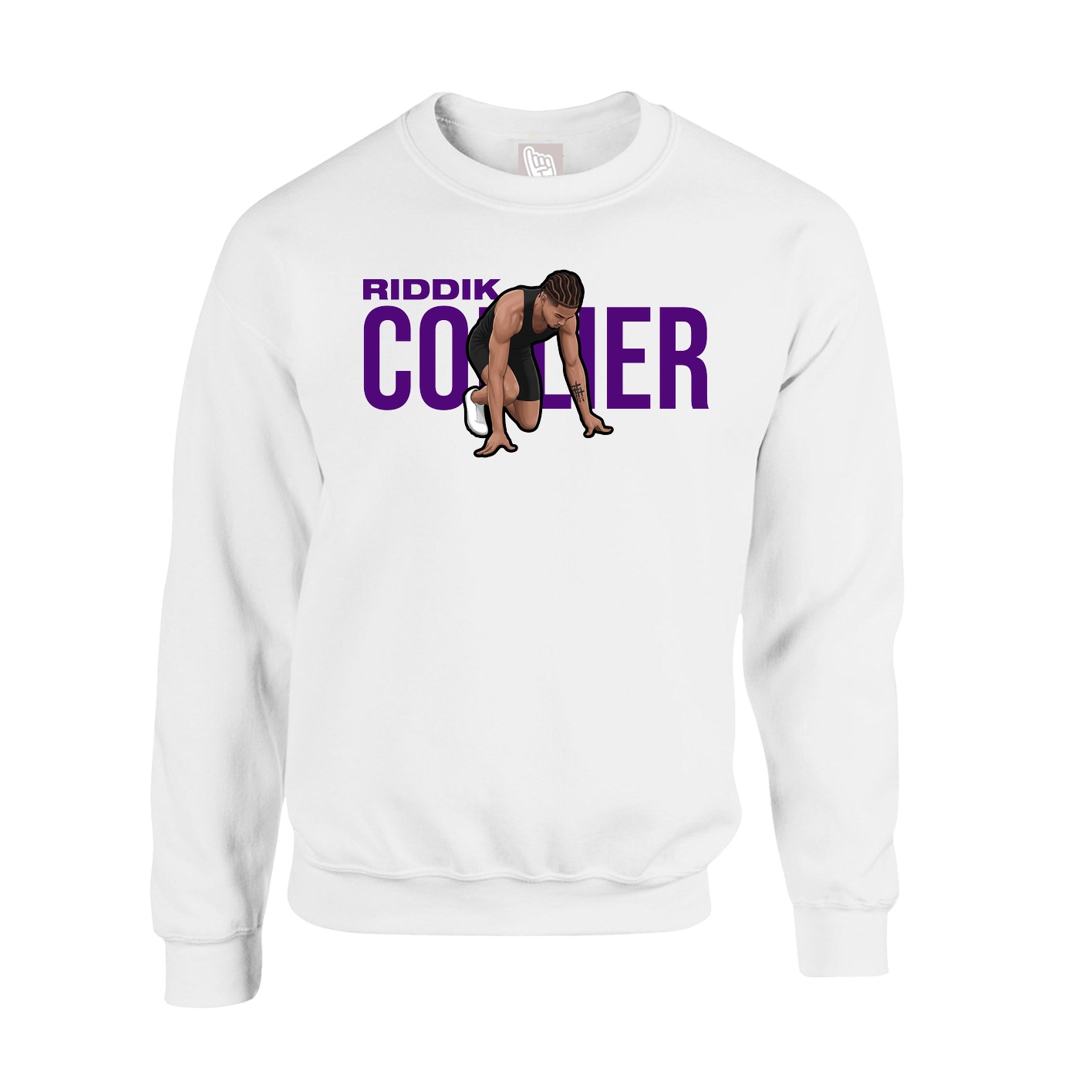 Fleece Crew — Player Name in White