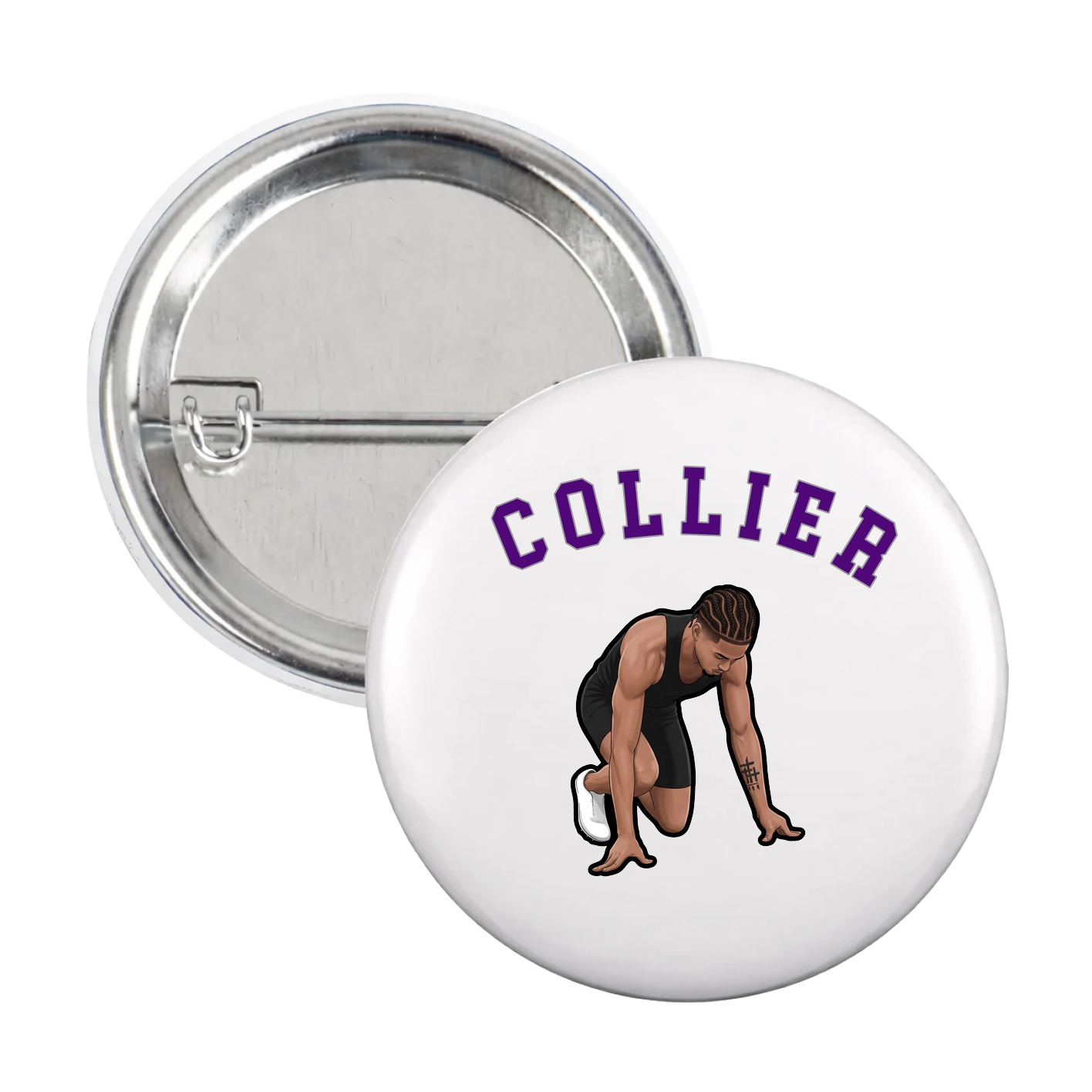 Game Day Button — Shirsey Arch in White