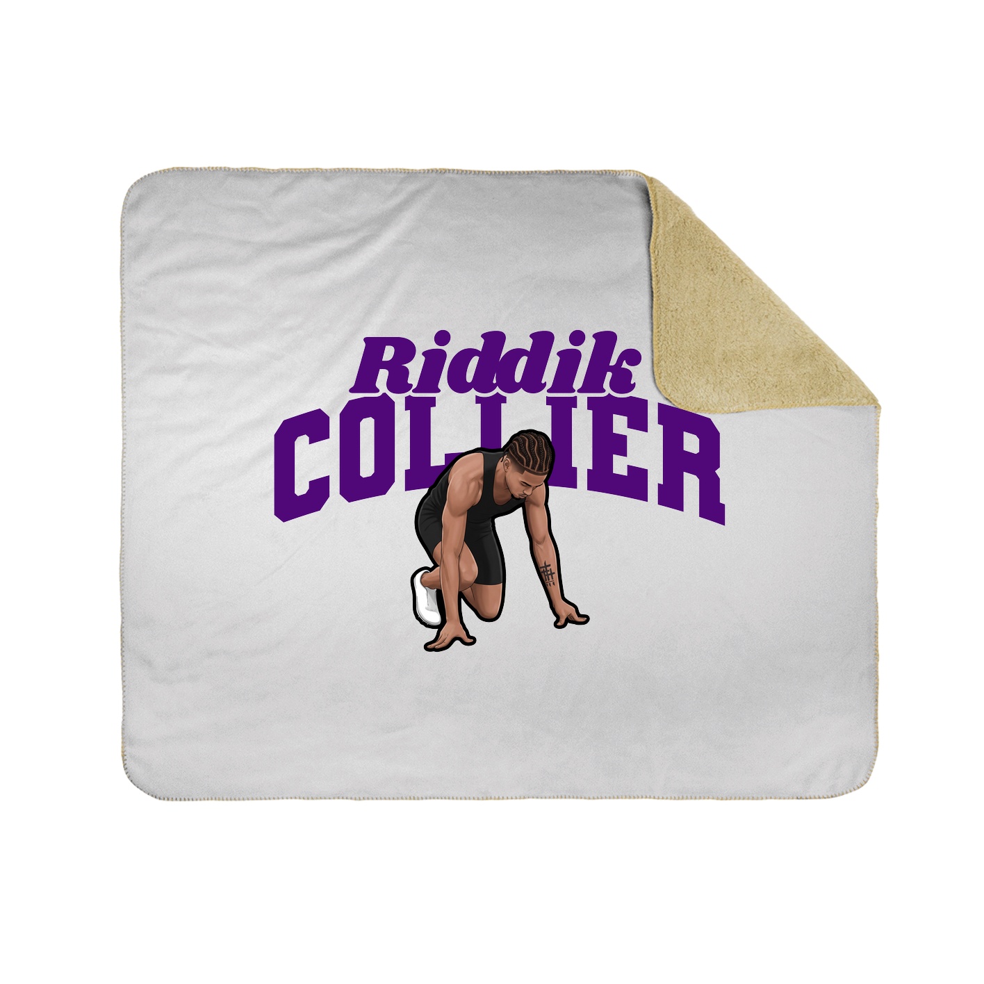 Throw Blanket — Signature Arch in White