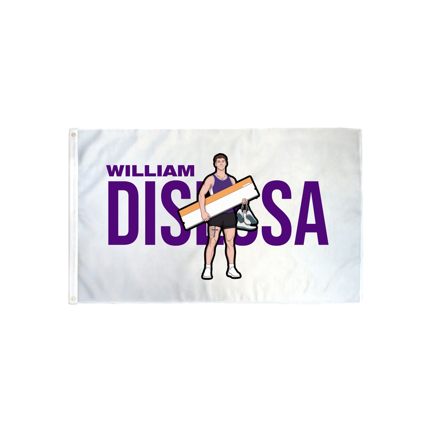 3x5 Flag — Player Name in Classic