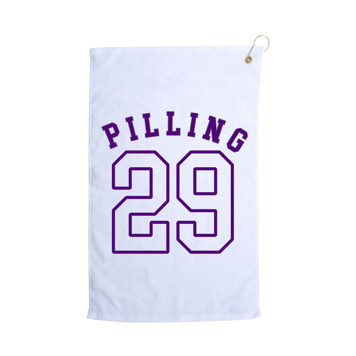 Golf Towel — Shirsey Arch in White