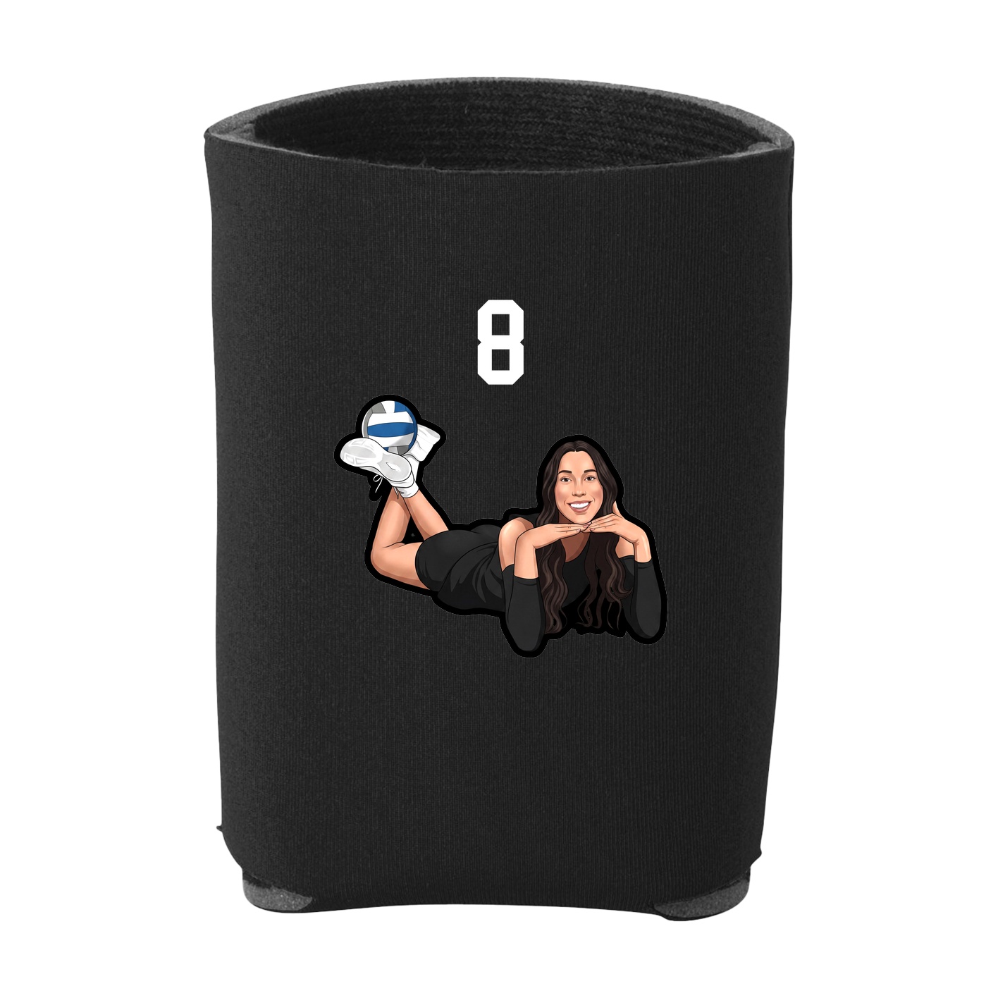 Can Holder — Number Top in Black