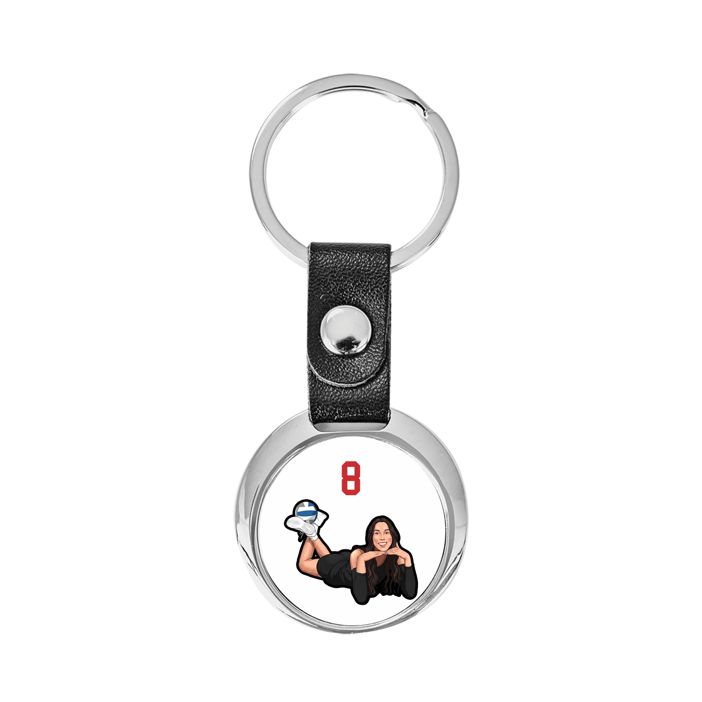 Key Chain — Number Top in Classic