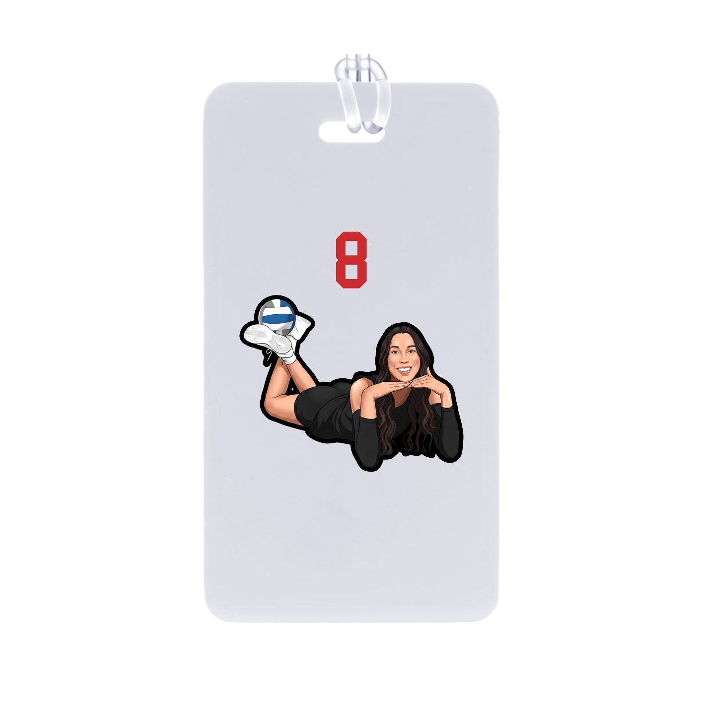 Bag Tag — Number Top in Classic