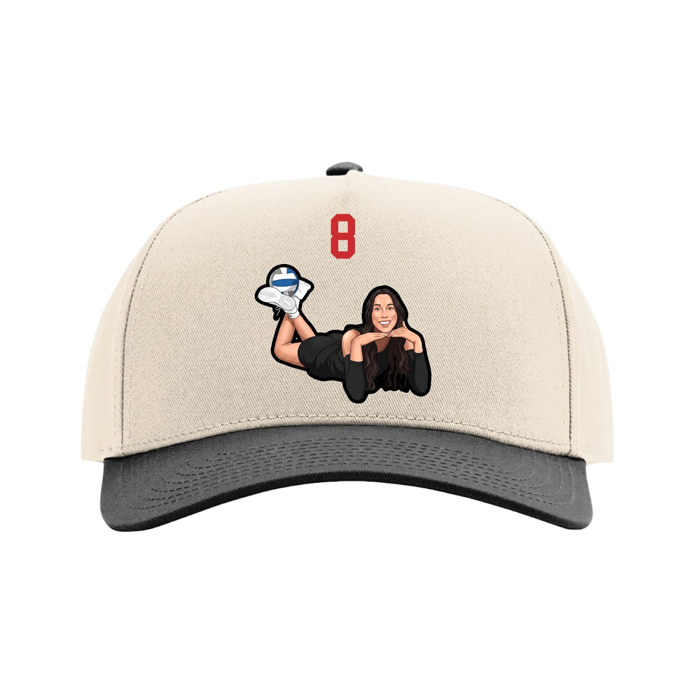 Full Fabric Five-Panel Champ Cap