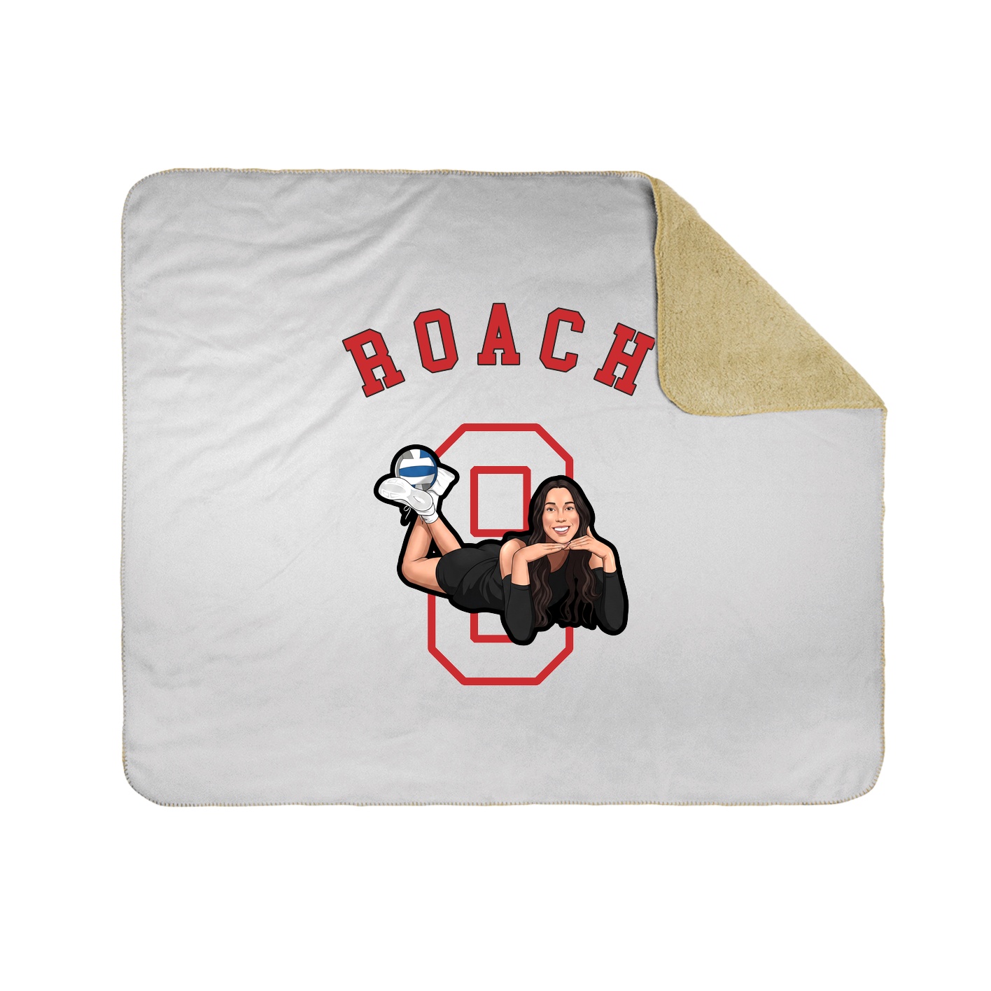 Throw Blanket — Shirsey Arch in White