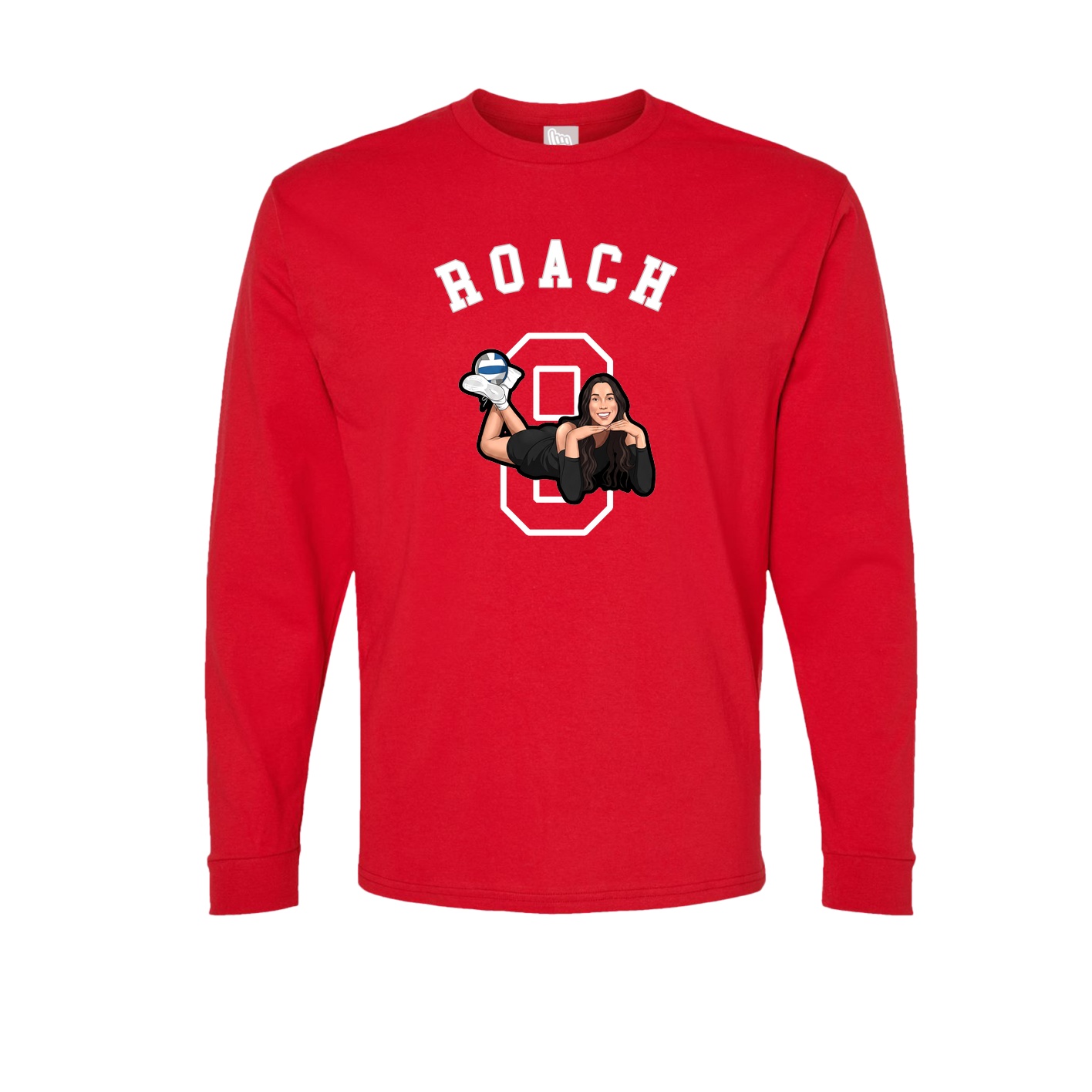 Long Sleeve Tee — Shirsey Arch in Red
