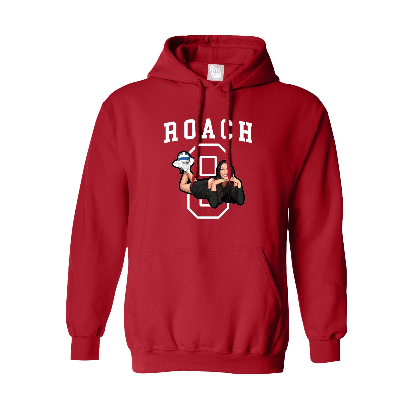 Hoodie — Shirsey in Red