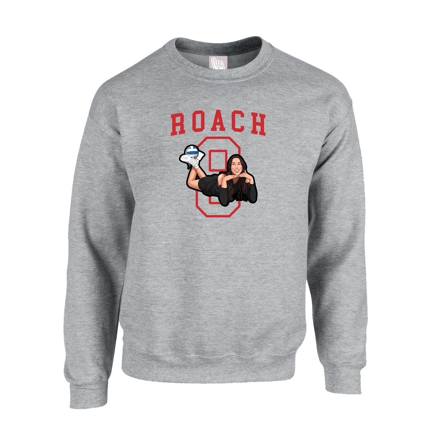 Fleece Crew — Shirsey in Grey