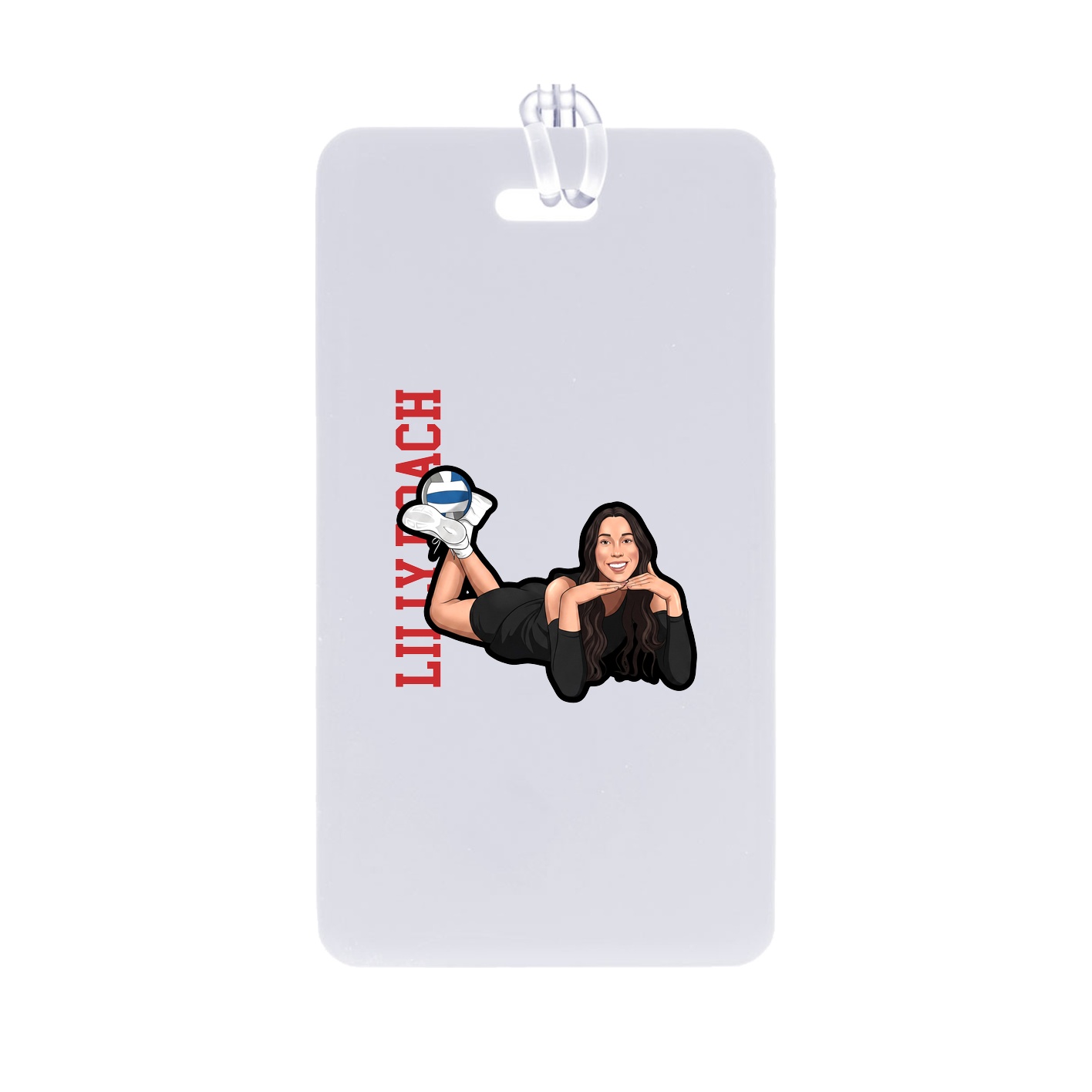 Bag Tag — Name Vertical in Classic