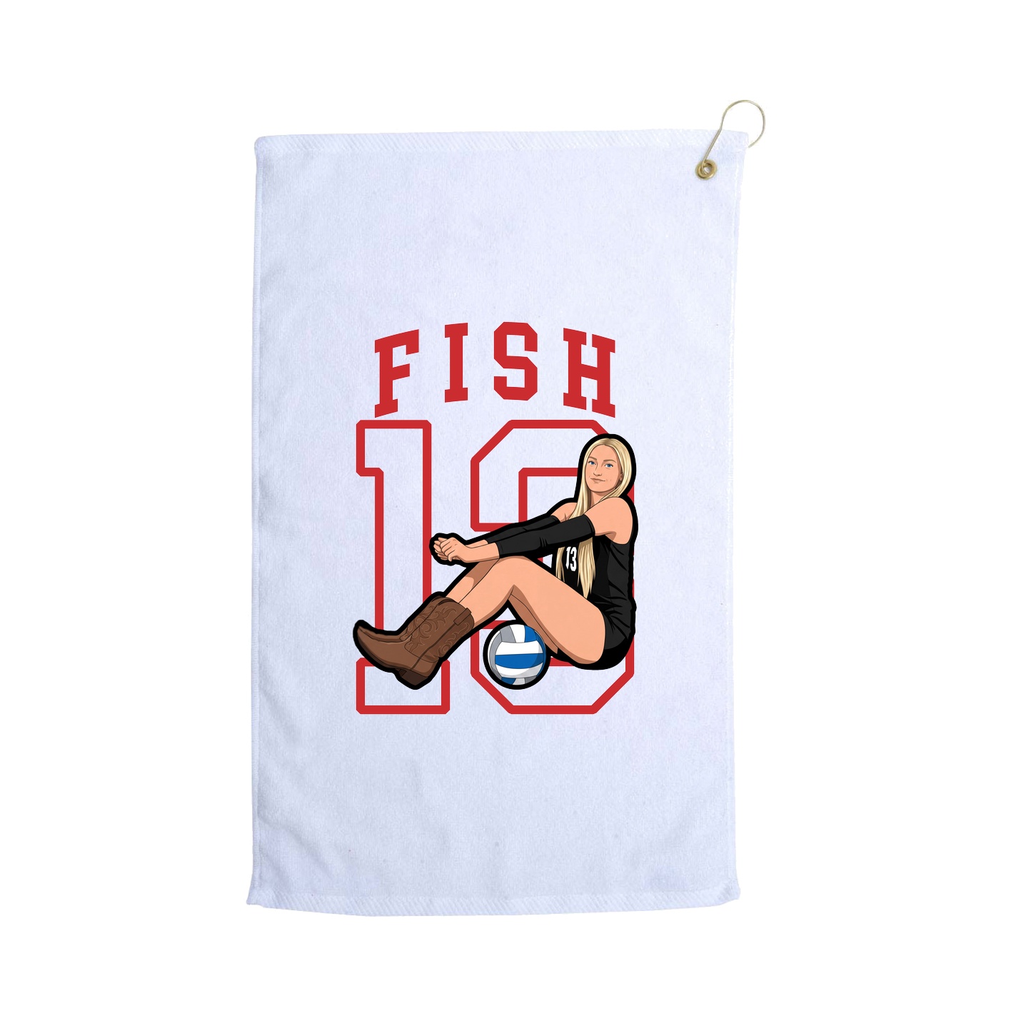 Golf Towel — Shirsey in White