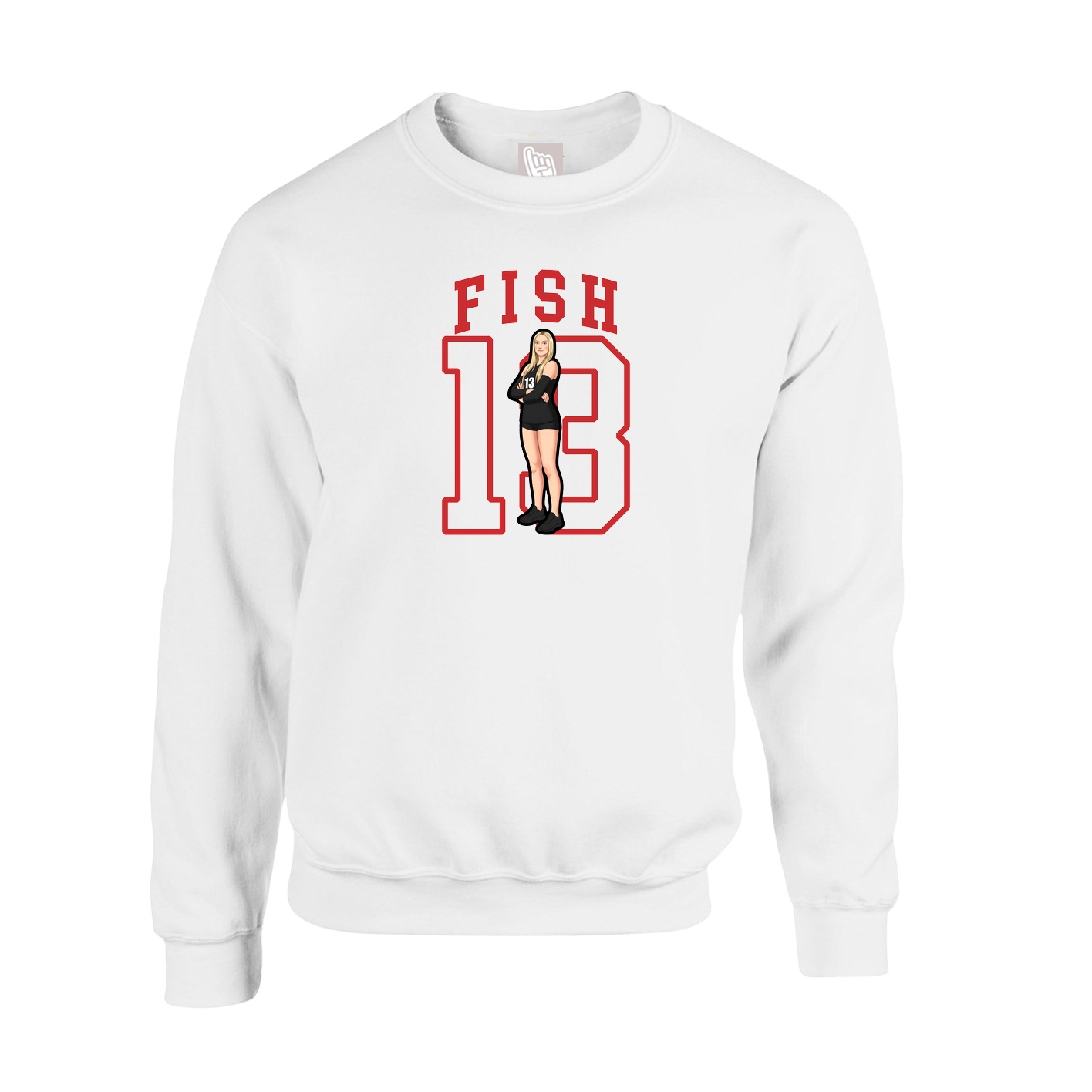 Fleece Crew — Shirsey in White