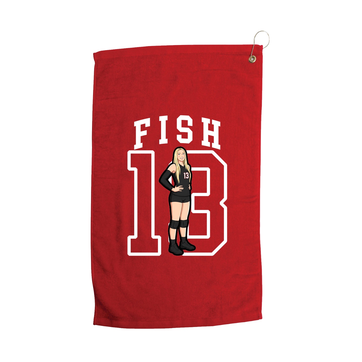 Golf Towel — Shirsey in Red