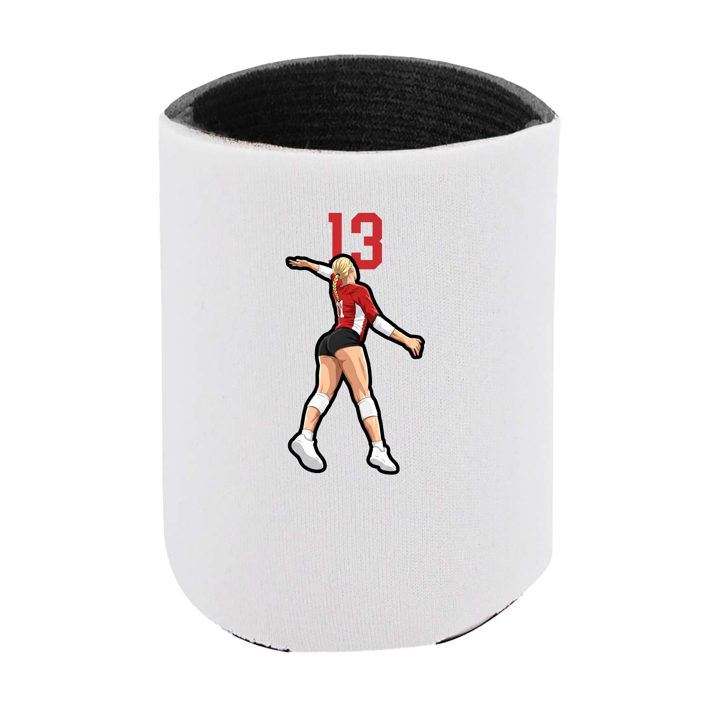 Can Holder — Number Top in White