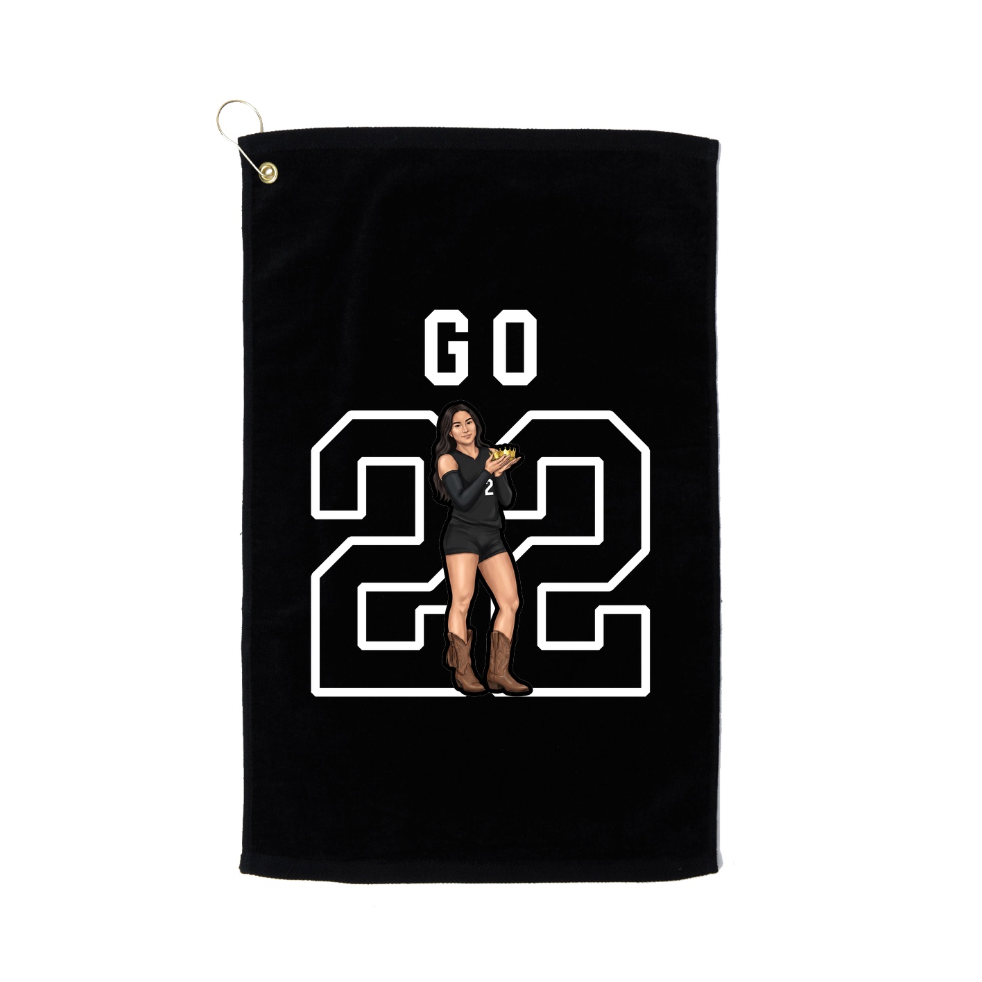 Golf Towel — Shirsey in Black