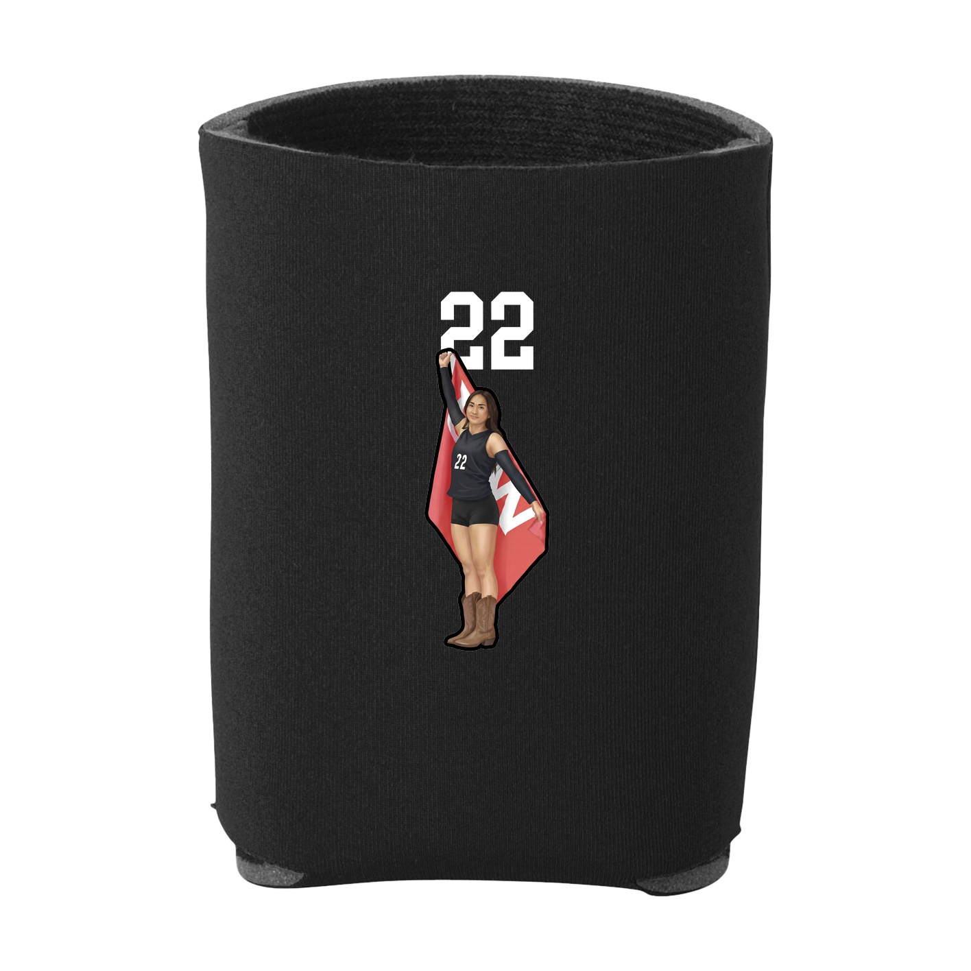 Can Holder — Number Top in Black