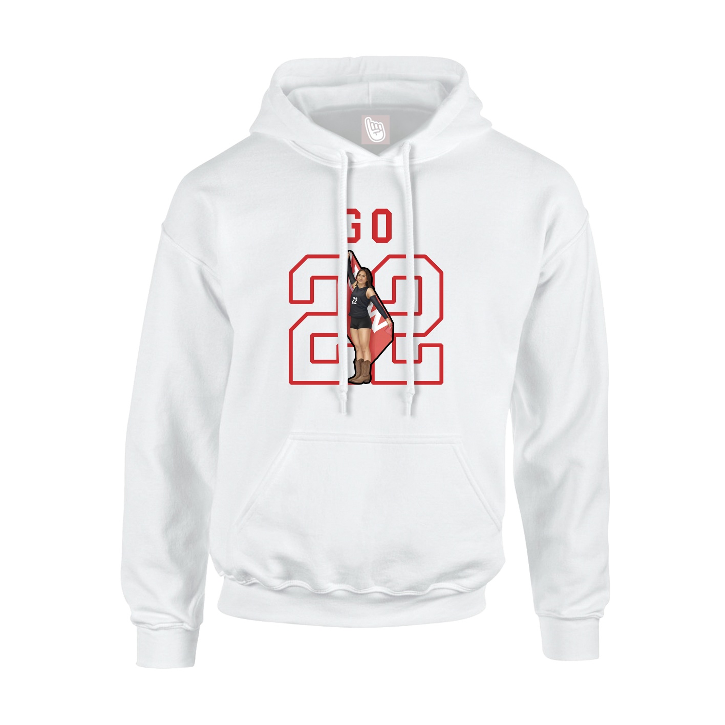 Youth Hoodie — Shirsey in White