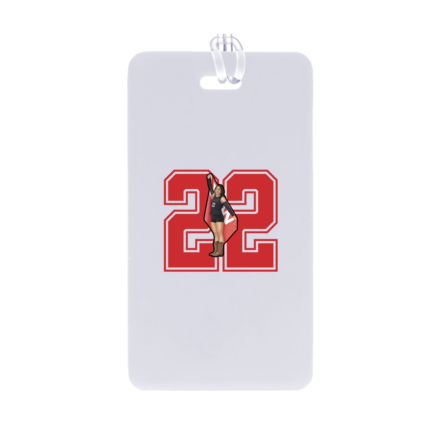 Bag Tag — Number in Classic