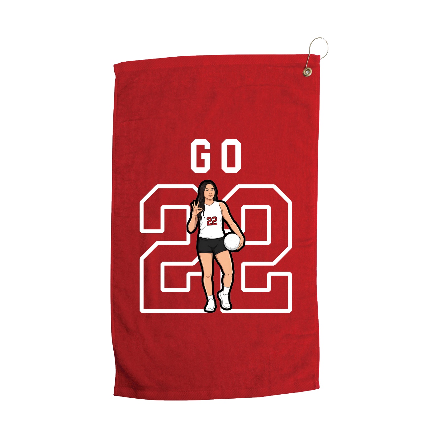 Golf Towel — Shirsey in Red