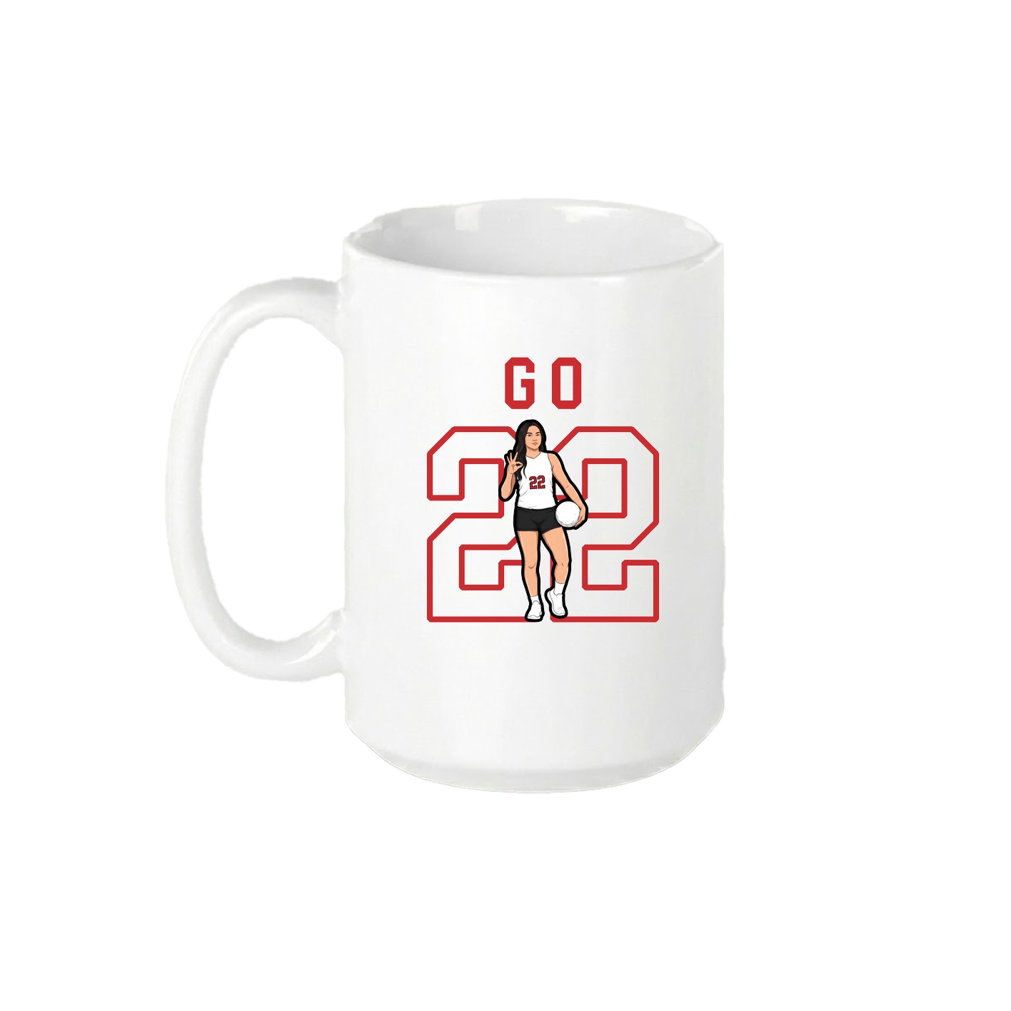 15oz Coffee Mug — Shirsey in White